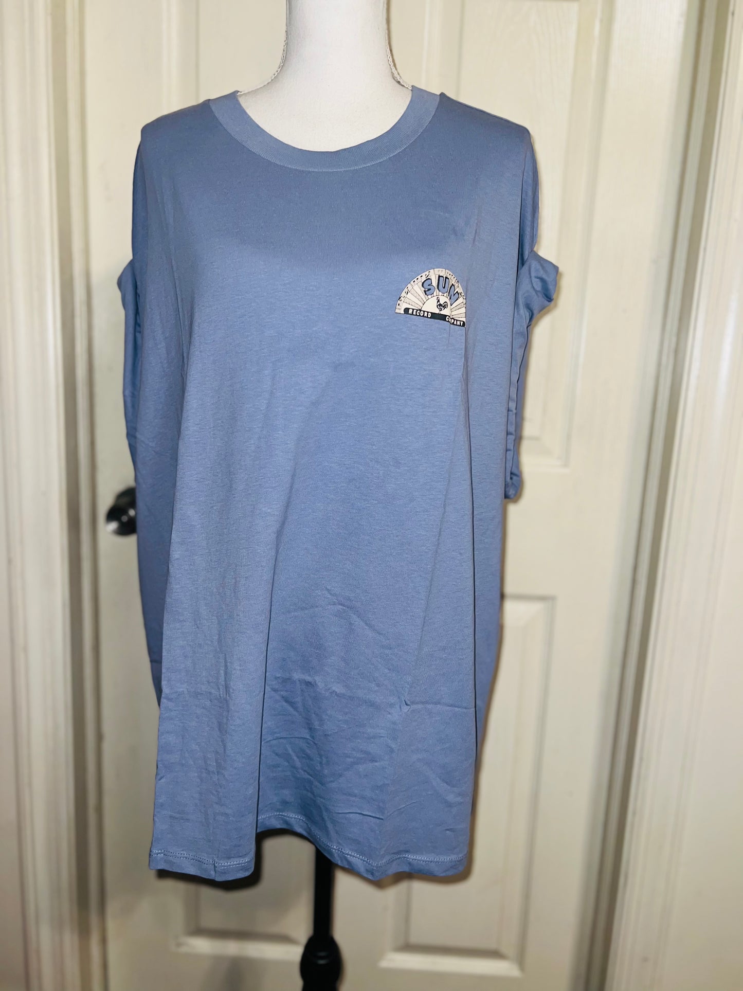 Elvis Double Sided Oversized Distressed Tee