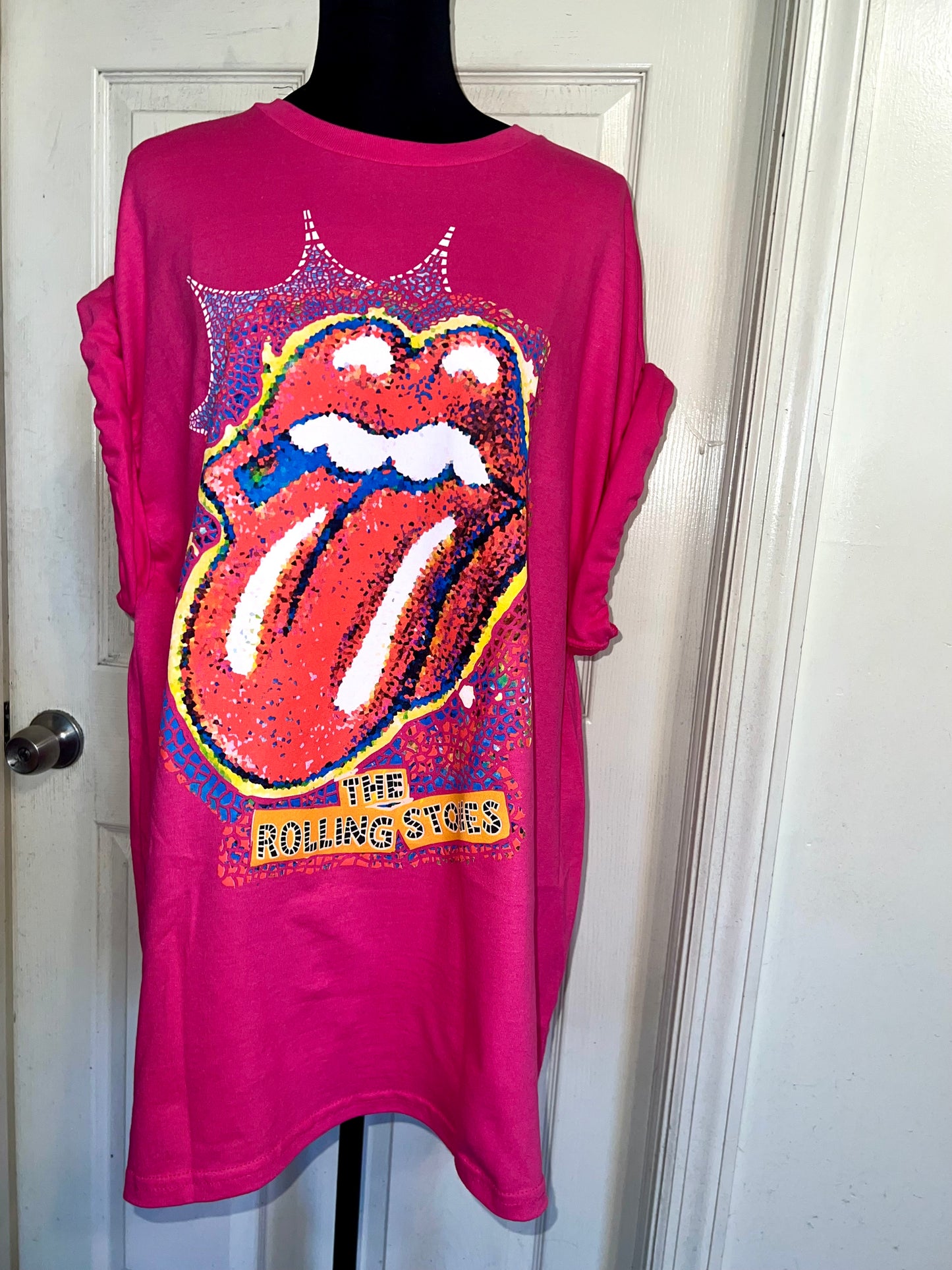Rolling Stones Oversized Distressed Tee