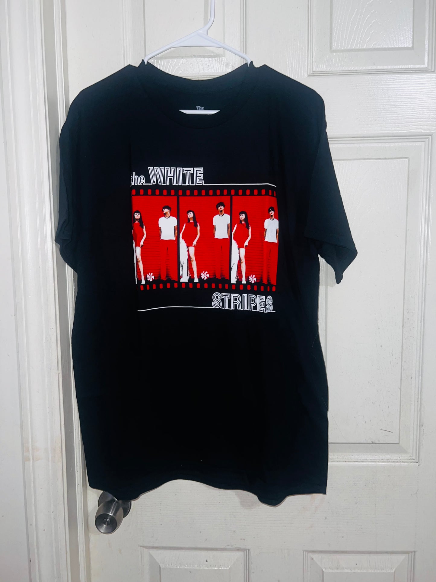 The White Stripes Self Titled Oversized Distressed Tee