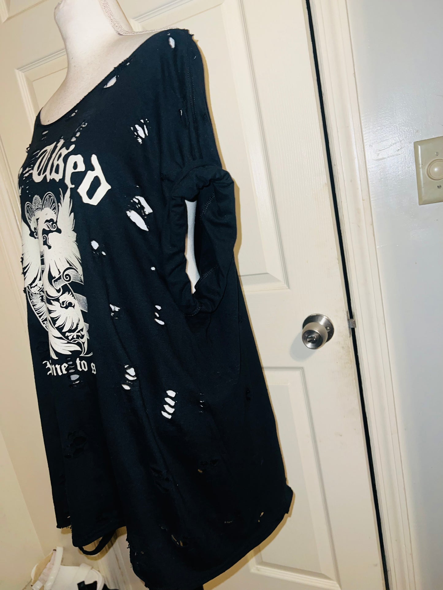 The Used Oversized Distressed Tee