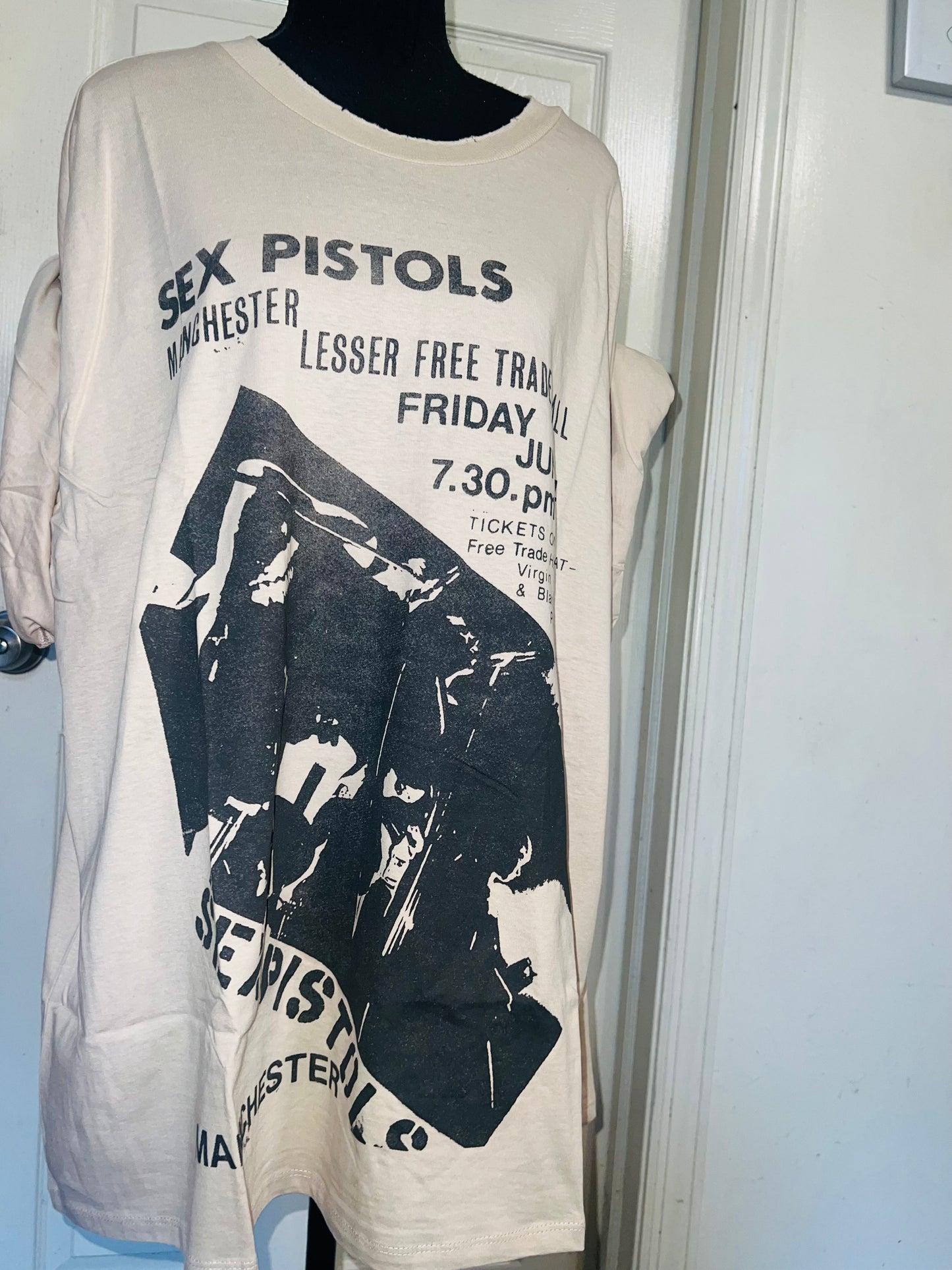 The Sex Pistols Oversized Distressed Tee
