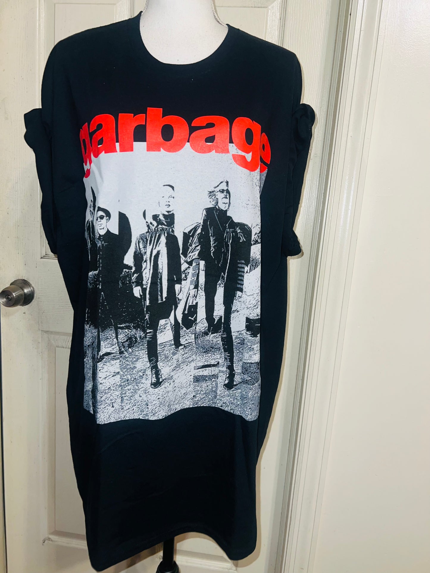 Garbage Oversized Distressed Tee