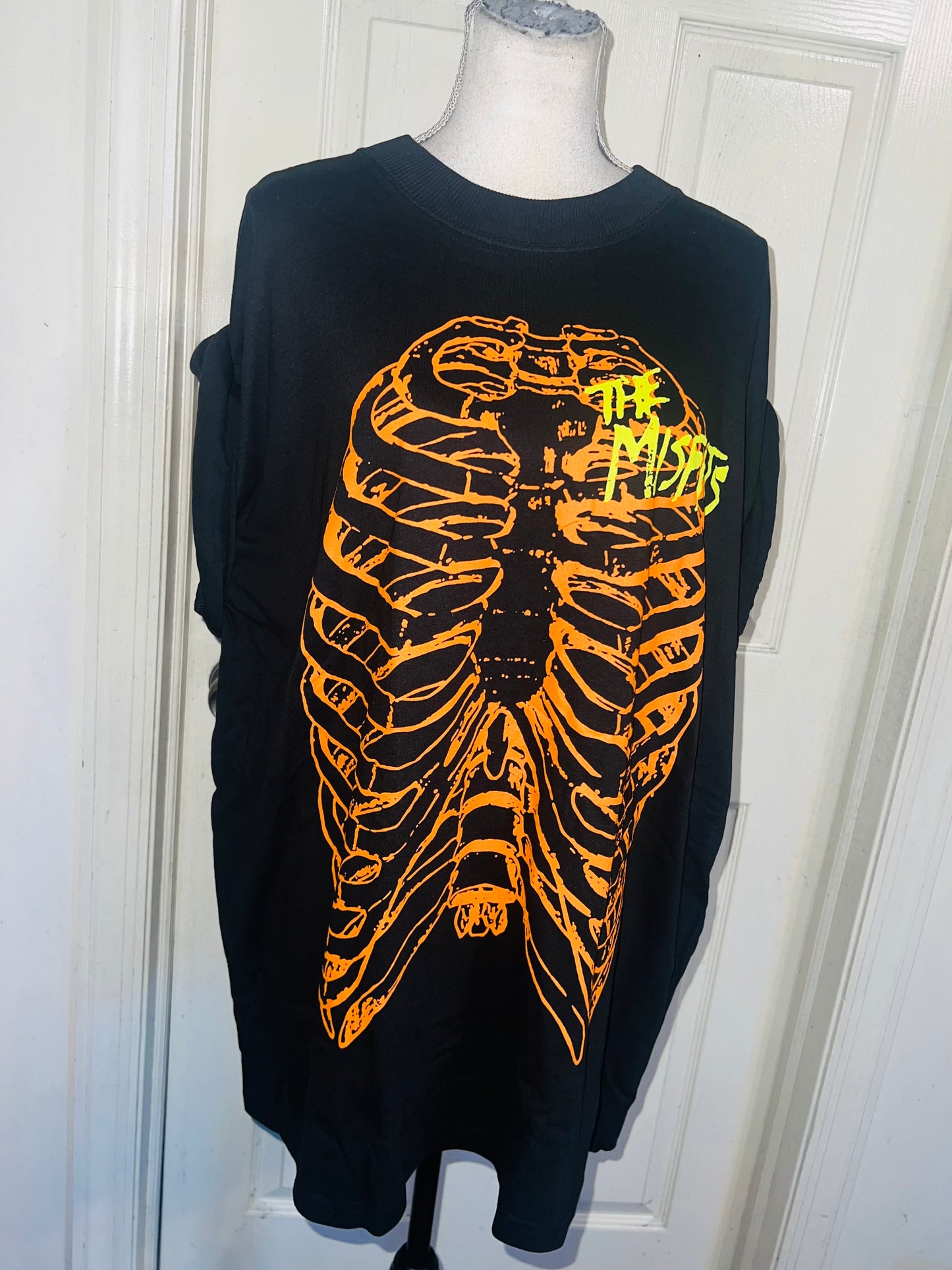 Misfits Double Sided Oversized Distressed Tee