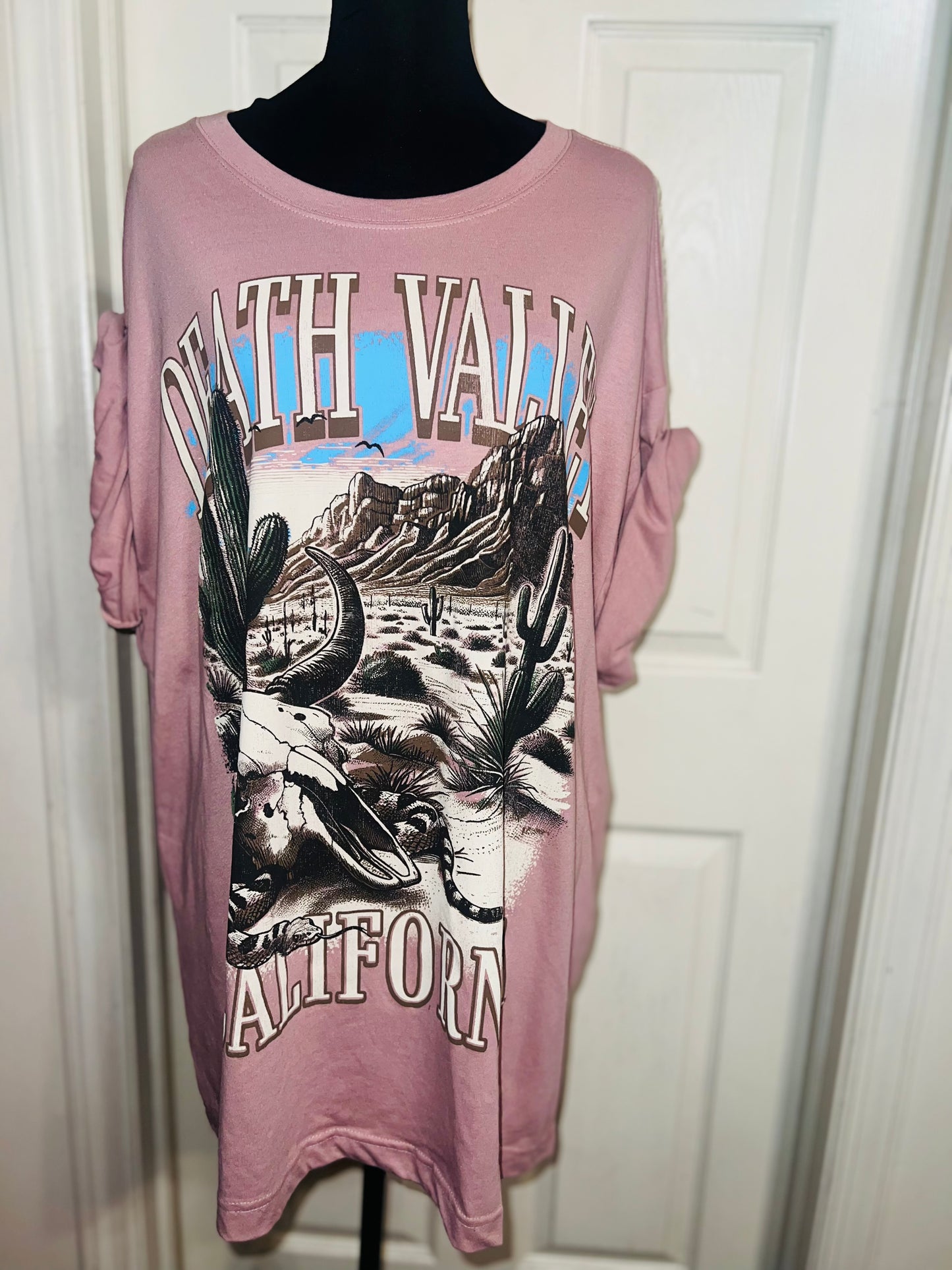 Death Valley California Oversized Distressed Tee