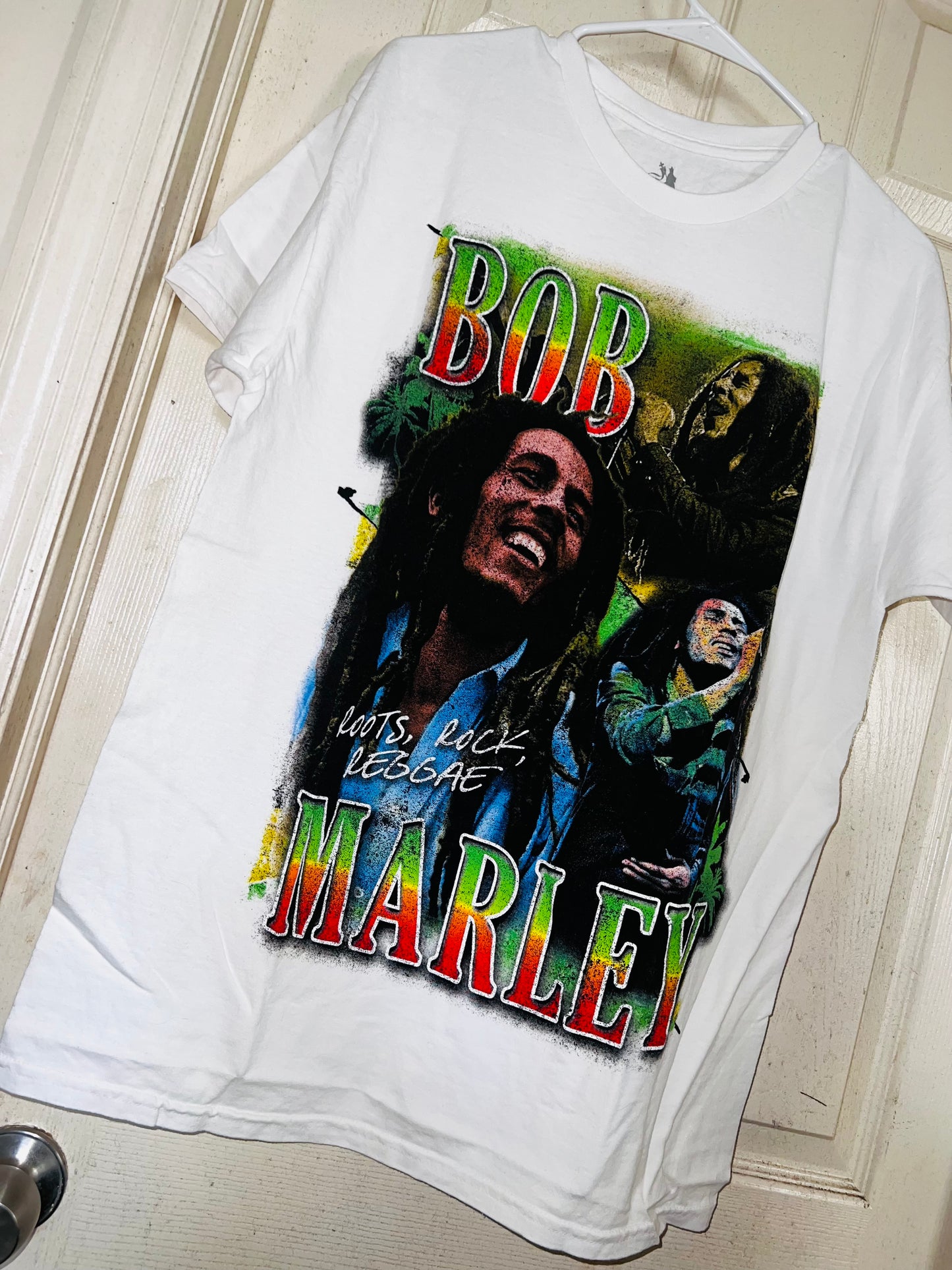 Bob Marley Oversized Distressed Tee