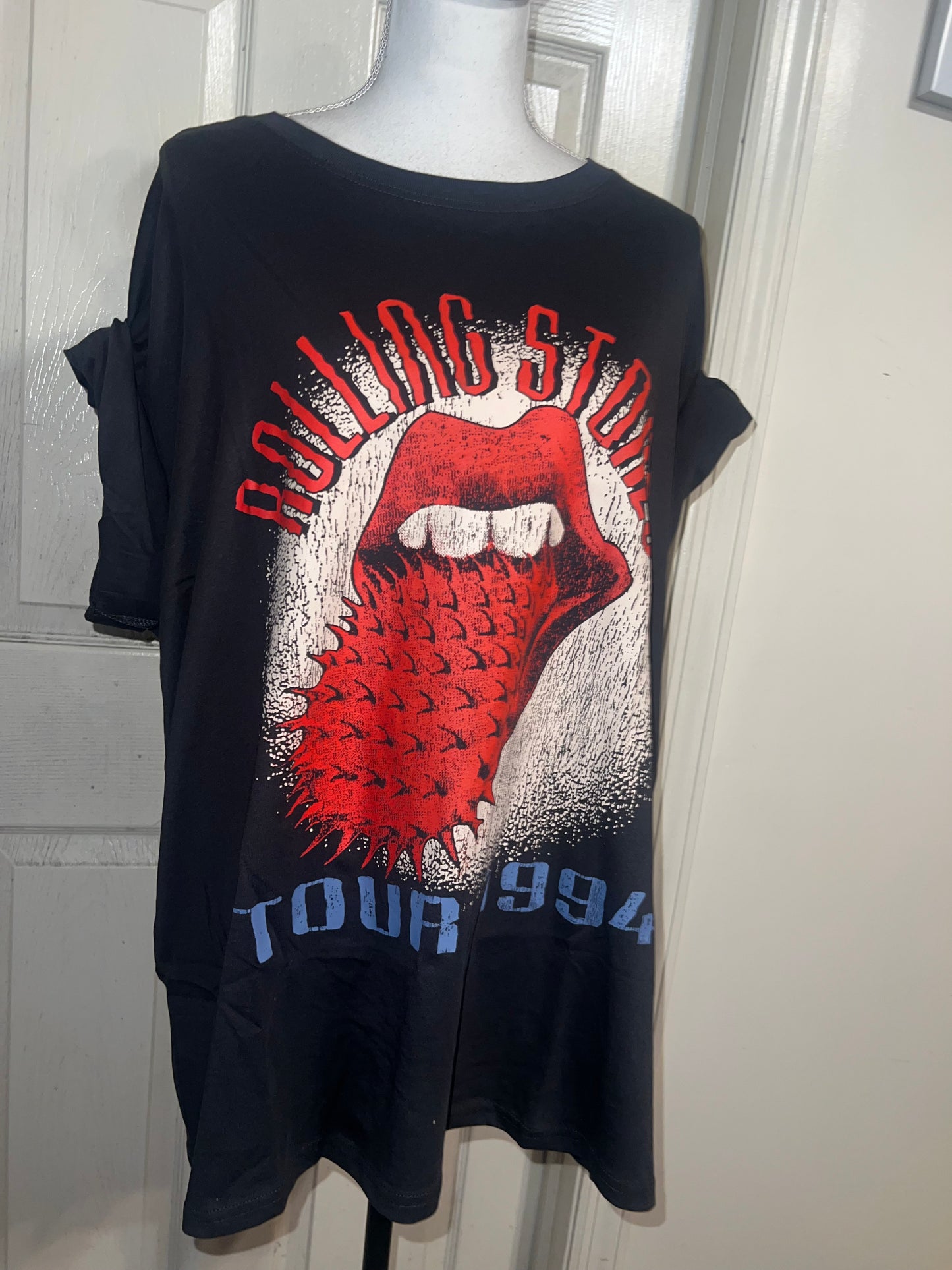 Rolling Stones Oversized Distressed Tee