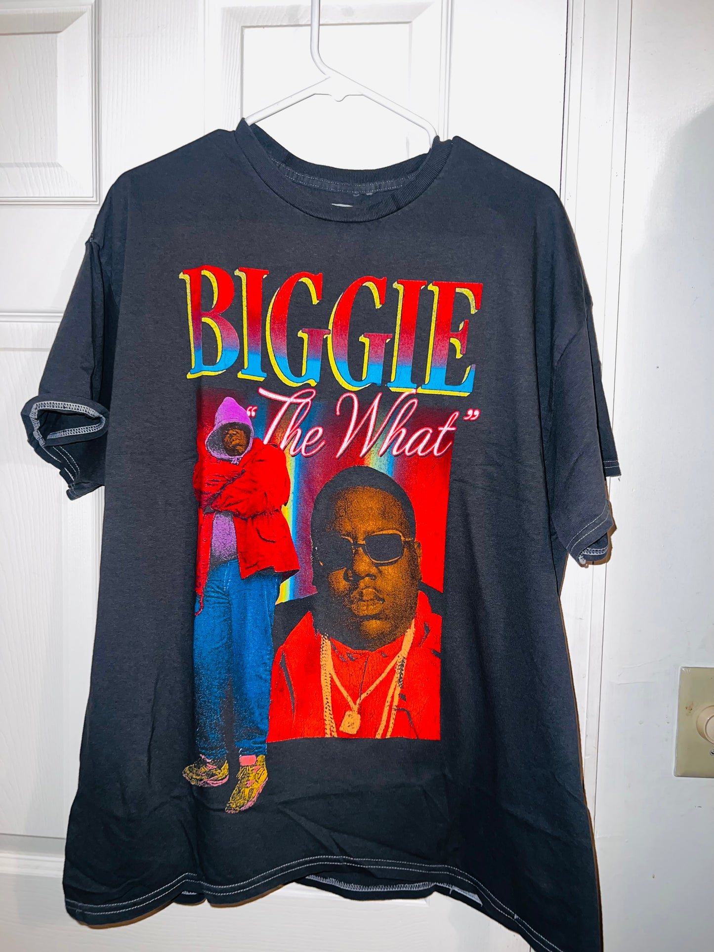 Biggie Smalls Oversized Distressed Tee