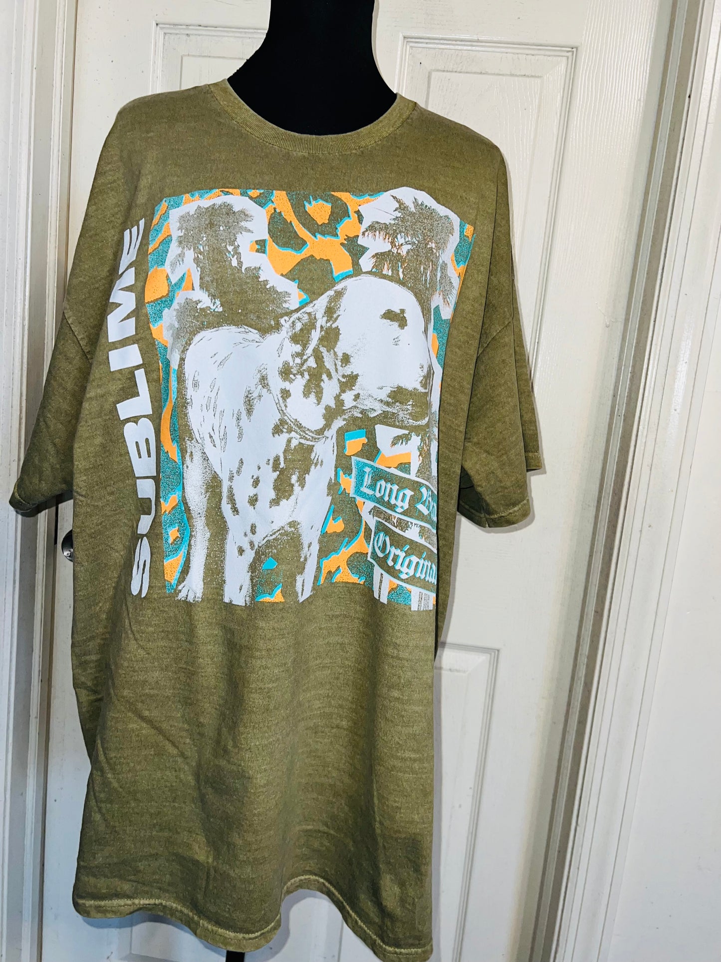Sublime Double Sided Oversized Distressed Tee