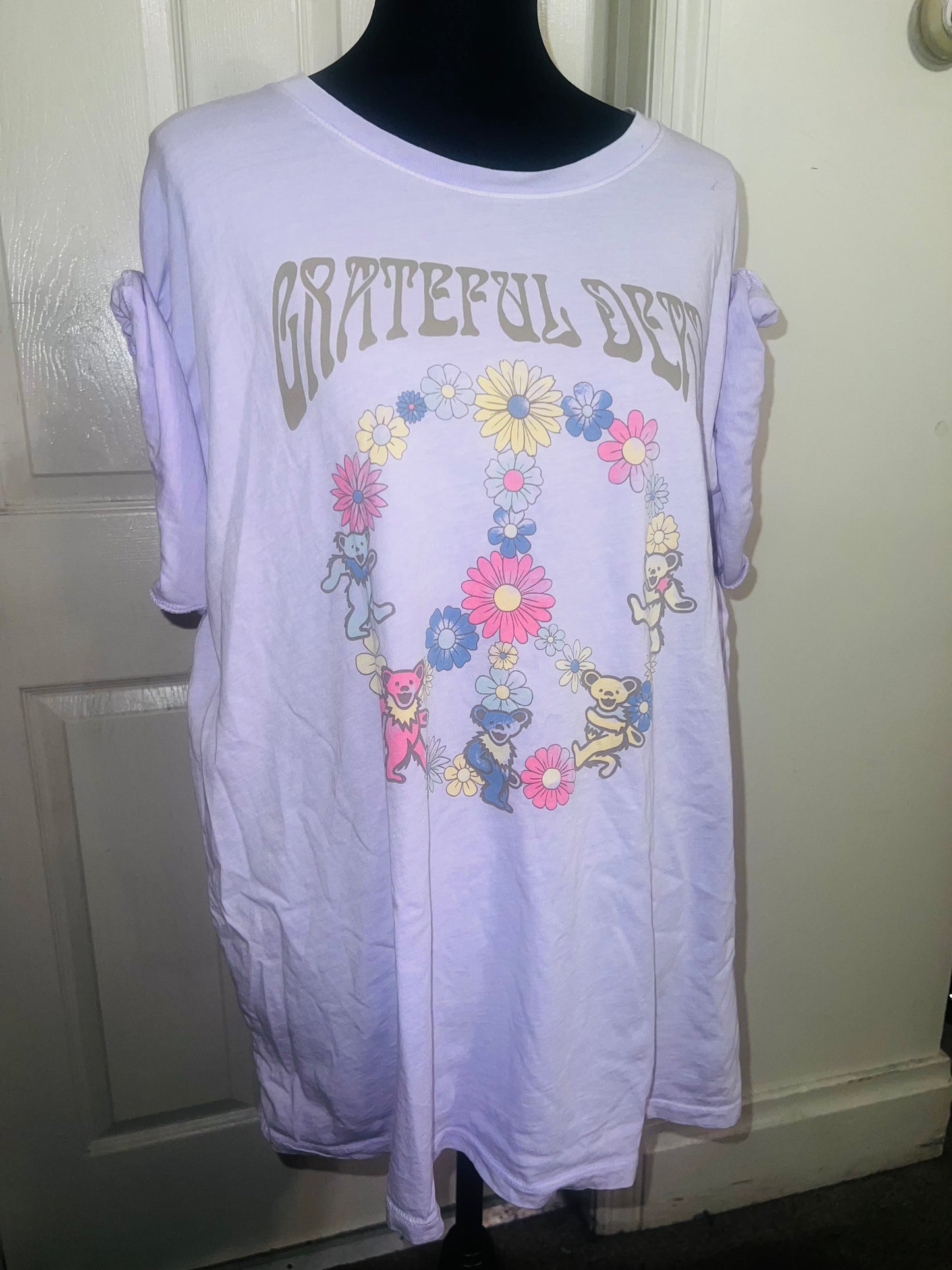 The Grateful Dead Oversized Distressed Tee