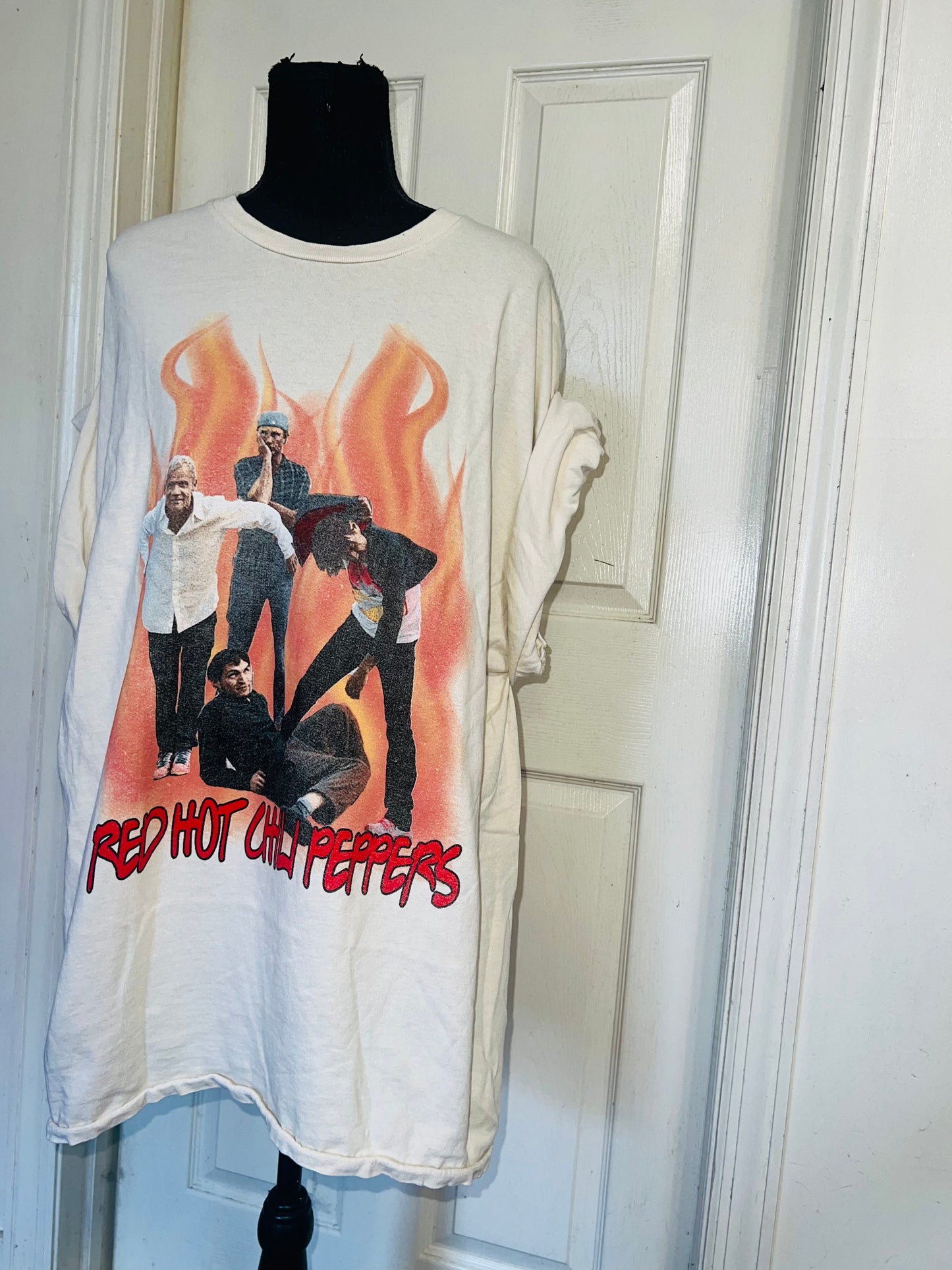 Red Hot Chili Peppers Oversized Distressed Tee