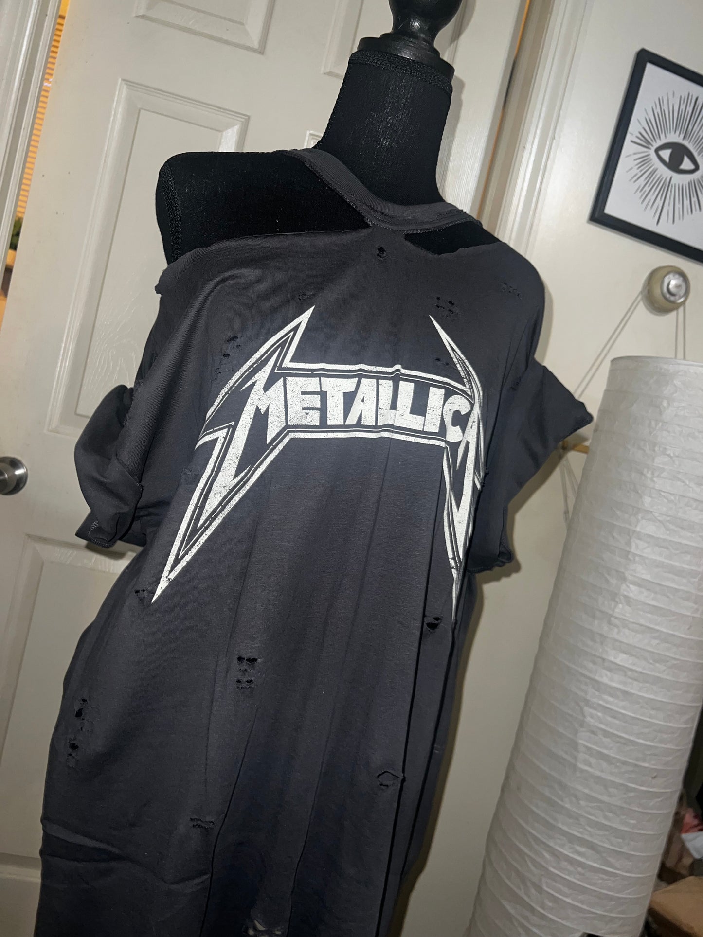 Metallica Oversized Distressed Tee