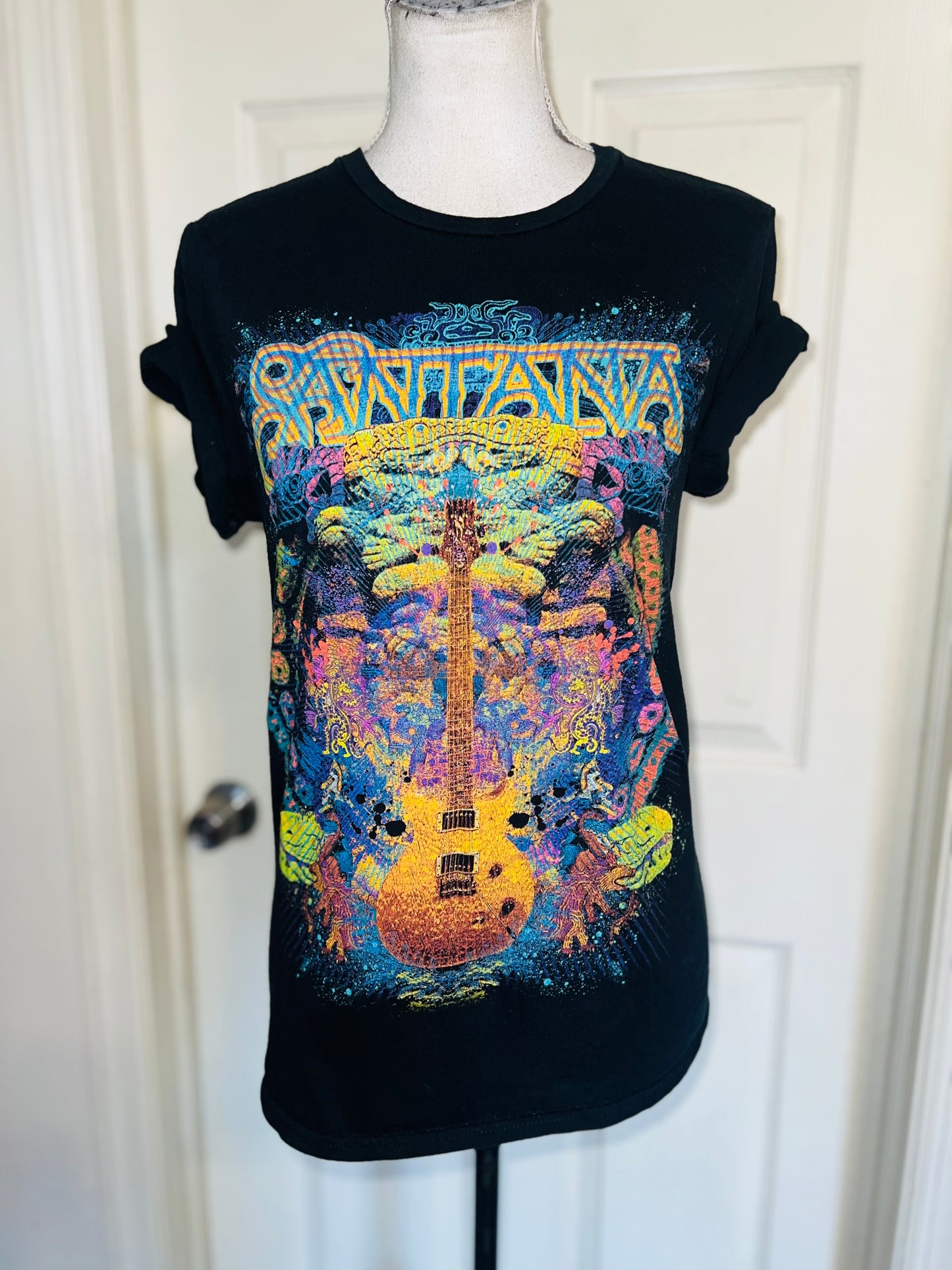 Santana Vintage Oversized Distressed Tee