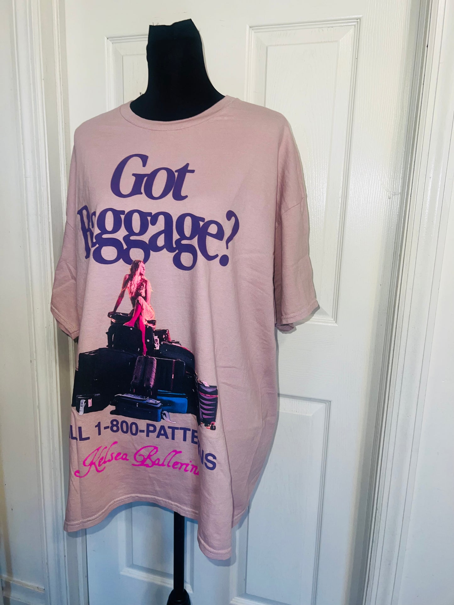 Kelsea Ballerini Oversized Distressed Tee