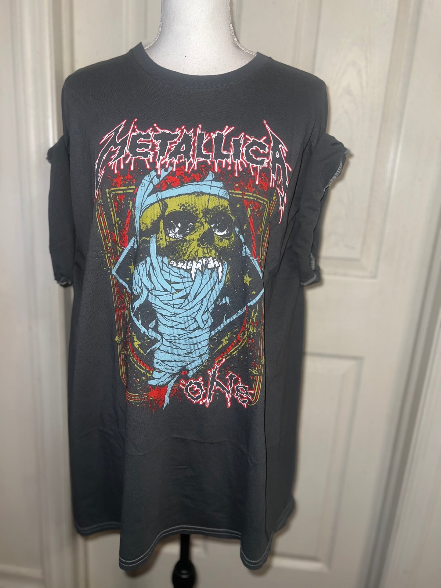 Metallica Oversized Distressed Tee
