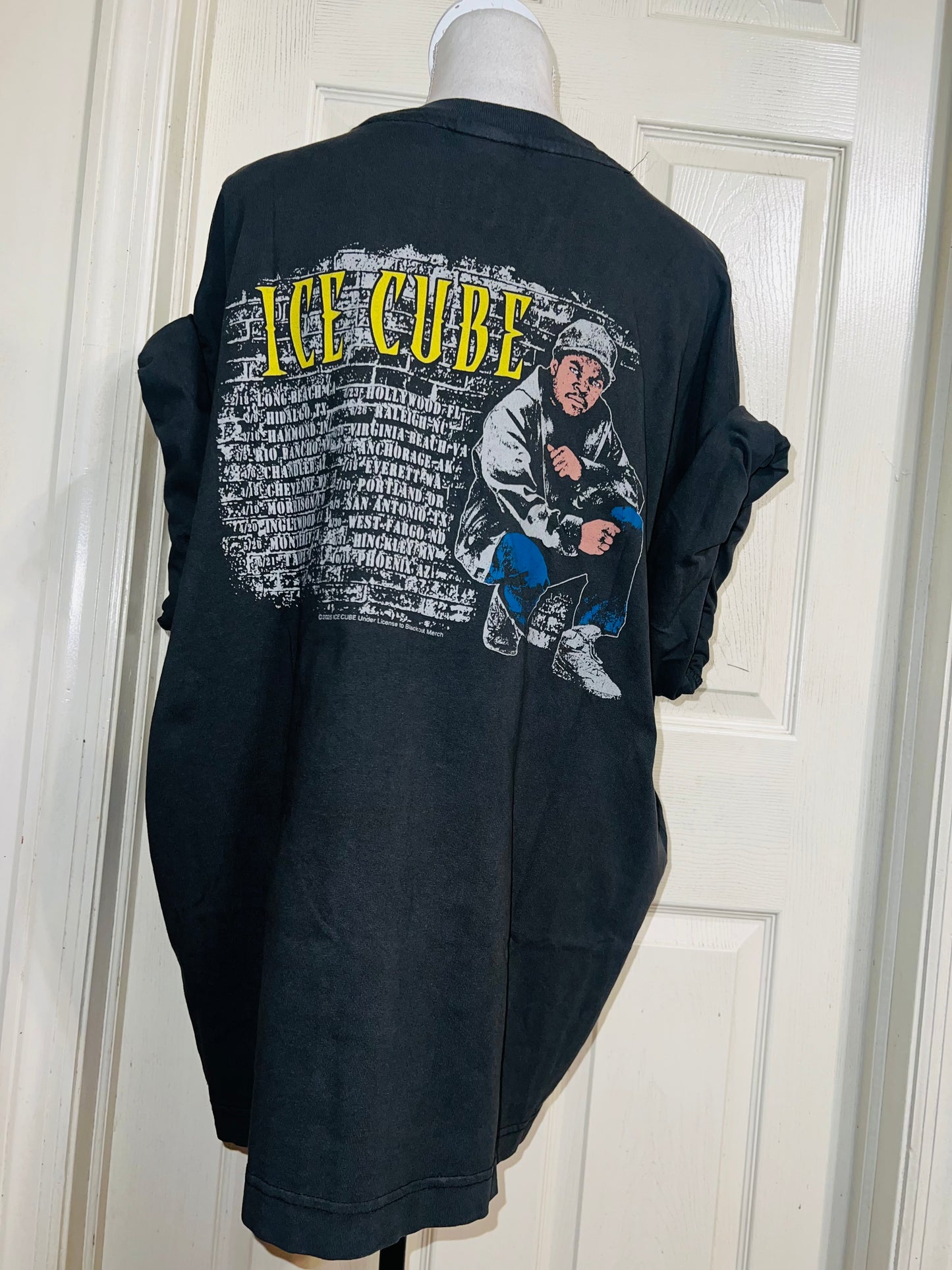 Ice Cube Double Sided Oversized Distressed Tee