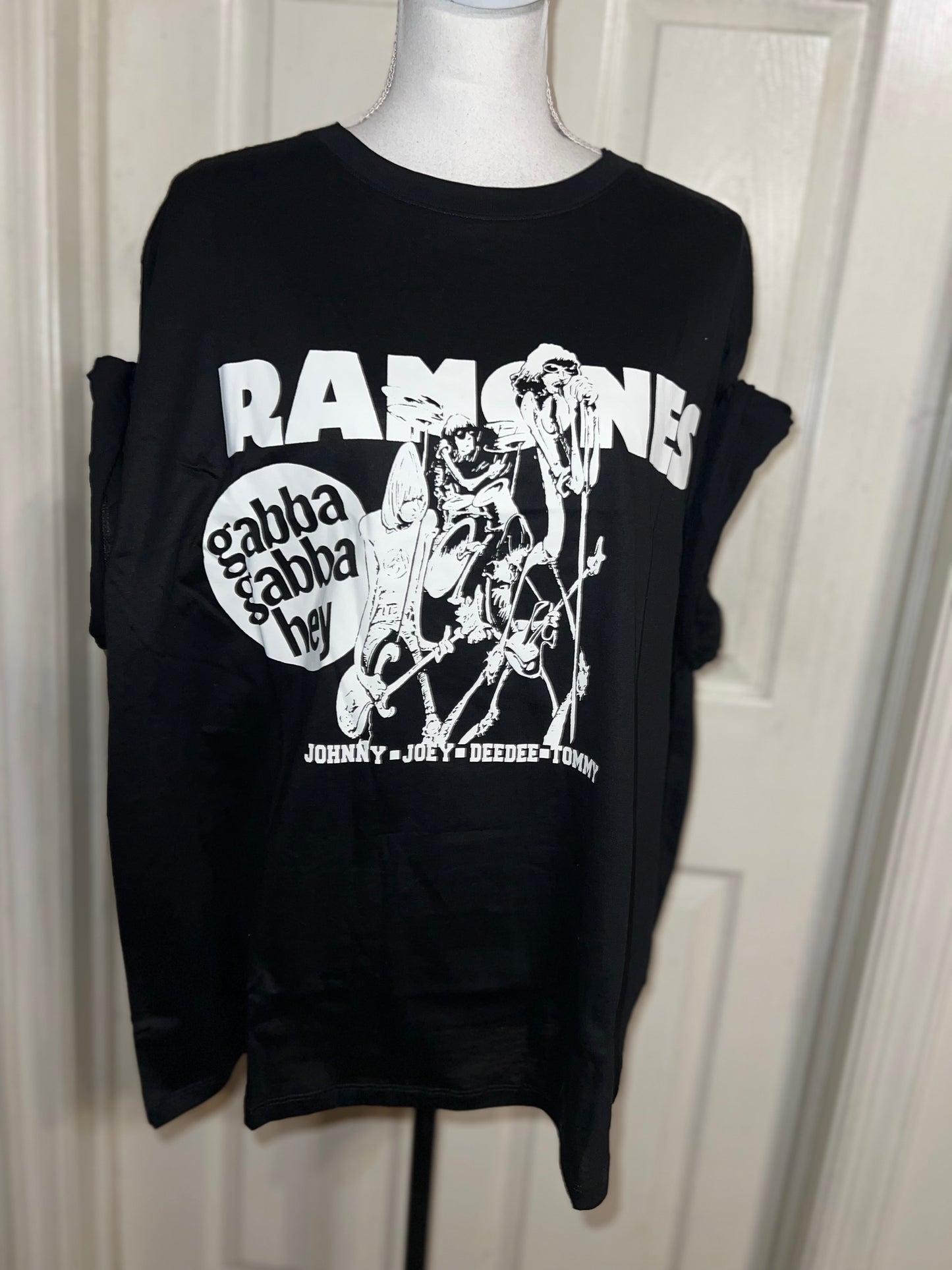 Ramones Oversized Distressed Tee