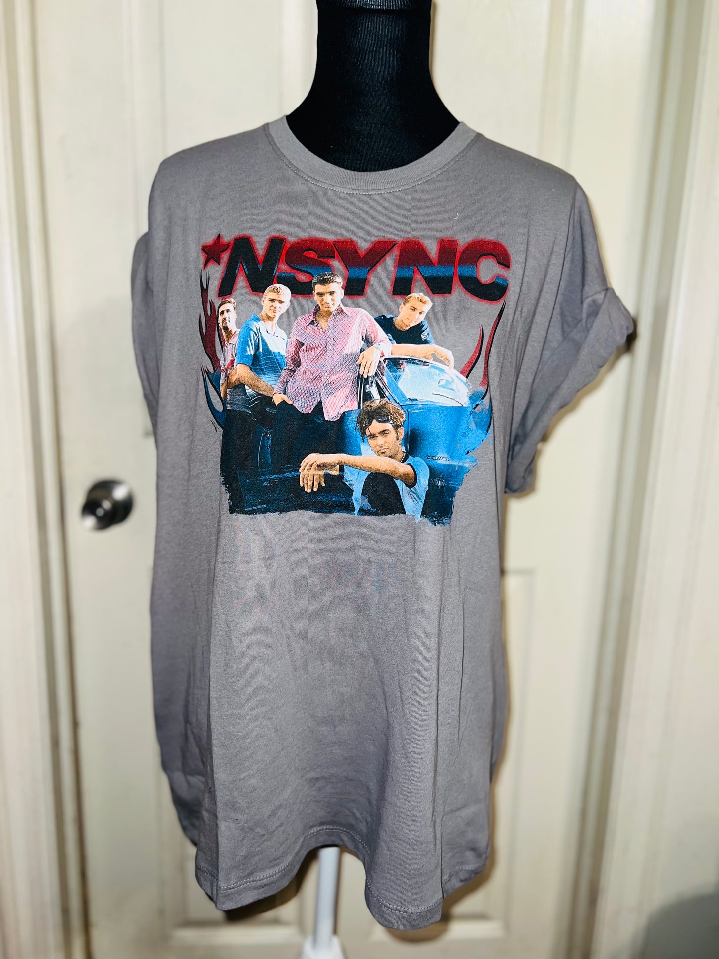 NSYNC Oversized Distressed Tee