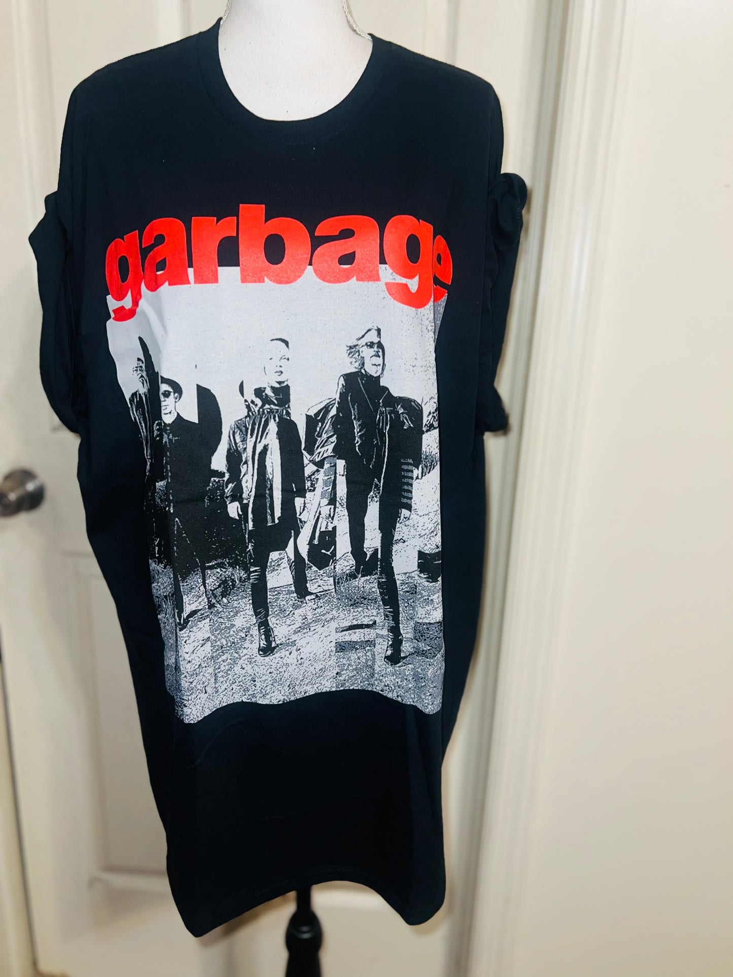 Garbage Oversized Distressed Tee