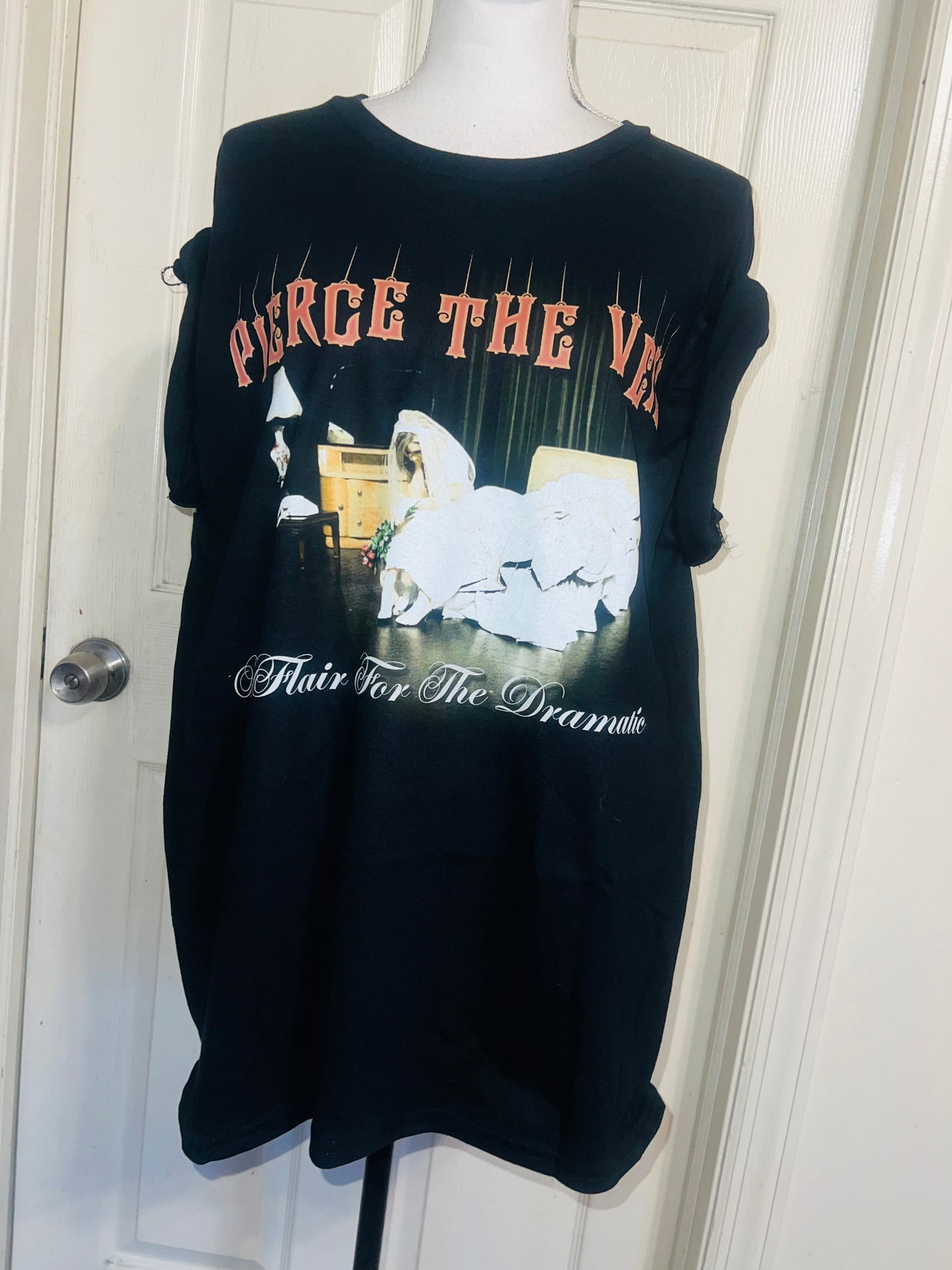Pierce the Veil Oversized Distressed Tee