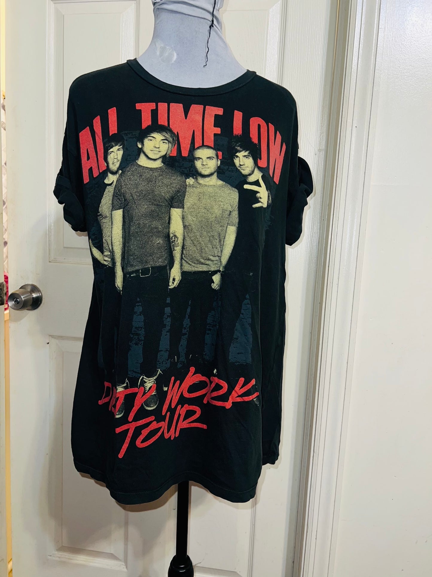 All Time Low Vintage Oversized Double Sided Tee