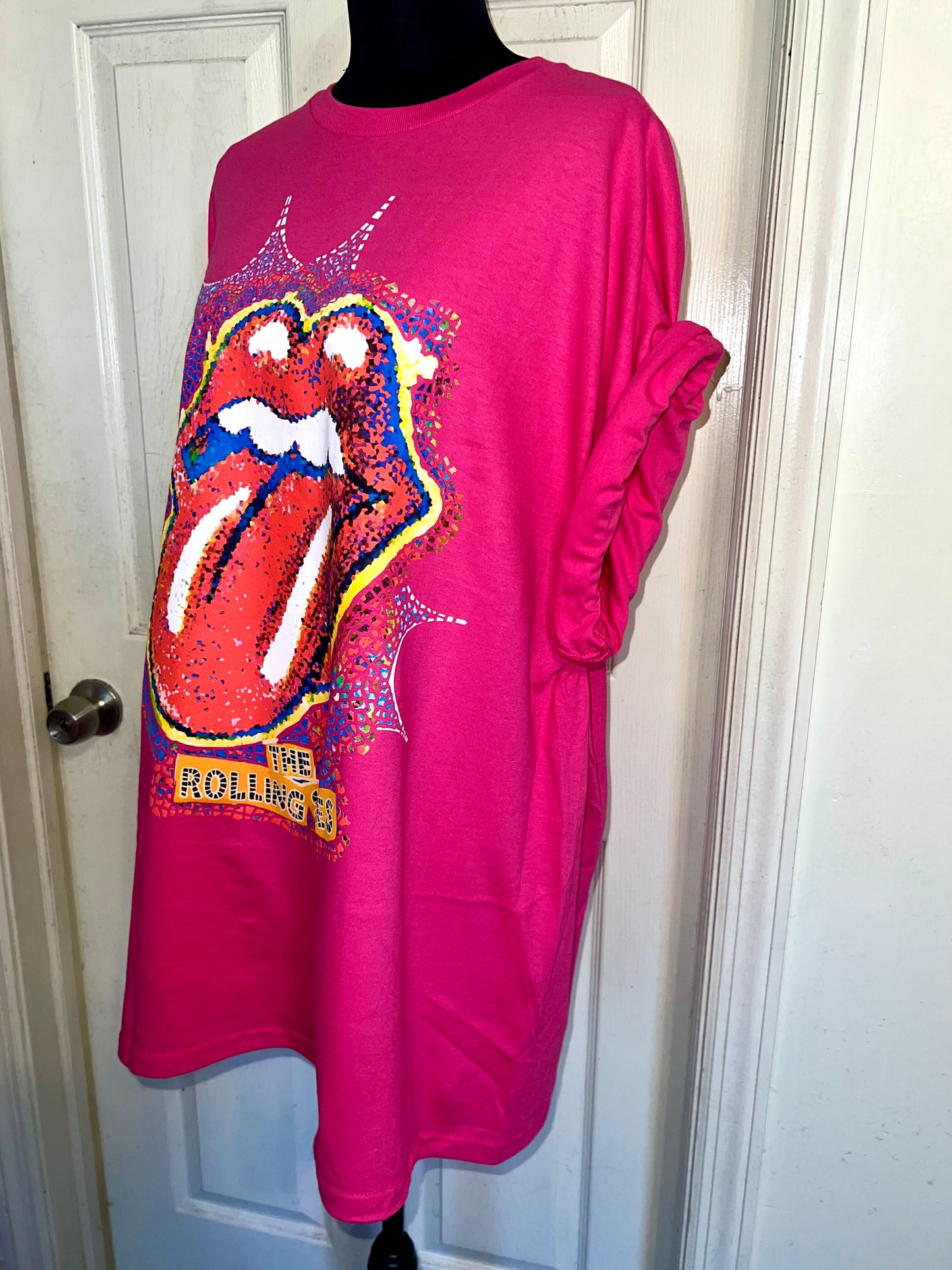 Rolling Stones Oversized Distressed Tee