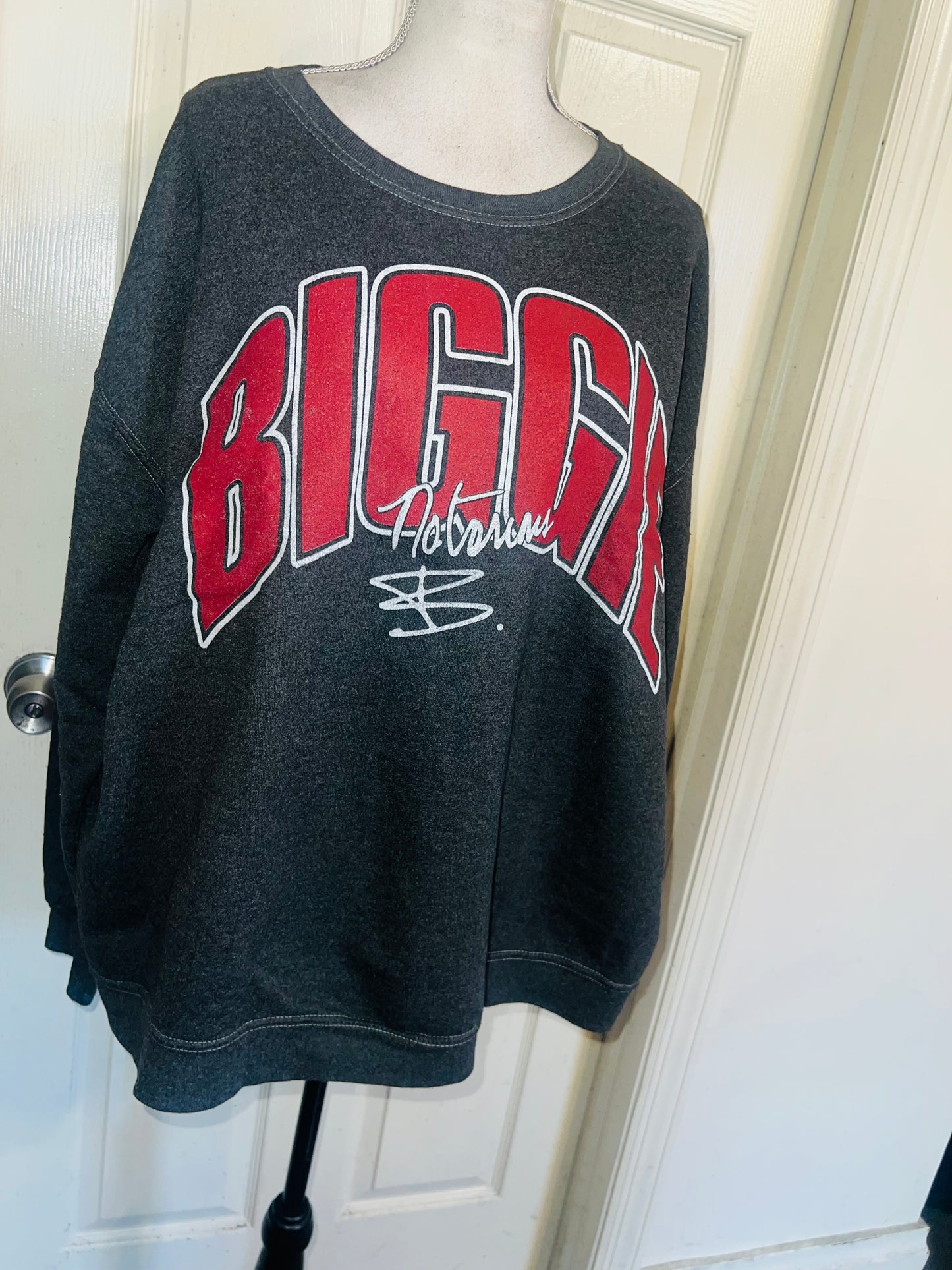 Biggie Smalls Double Sided Oversized Distressed Tee