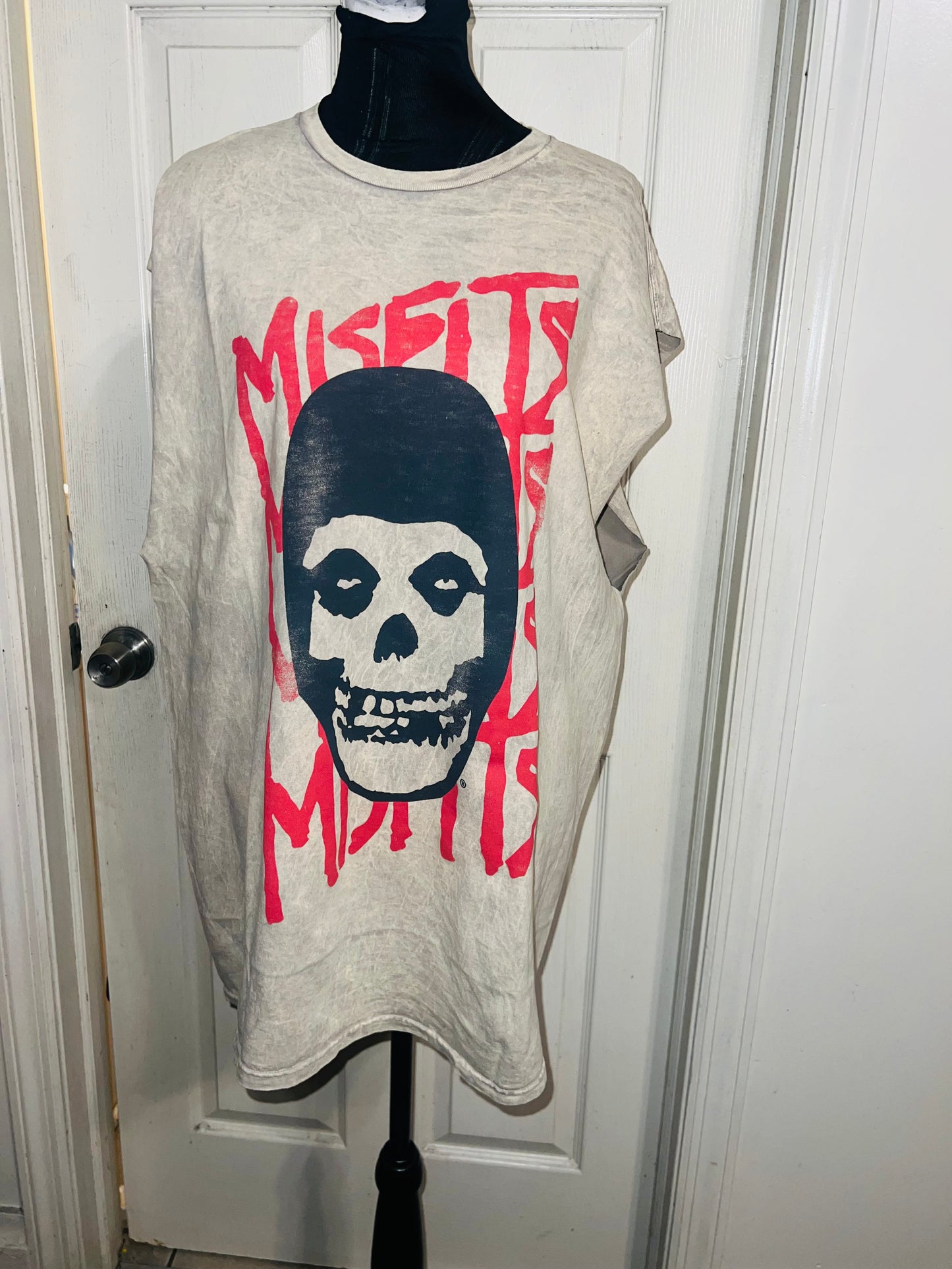 Misfits Oversized Distressed Muscle Tank