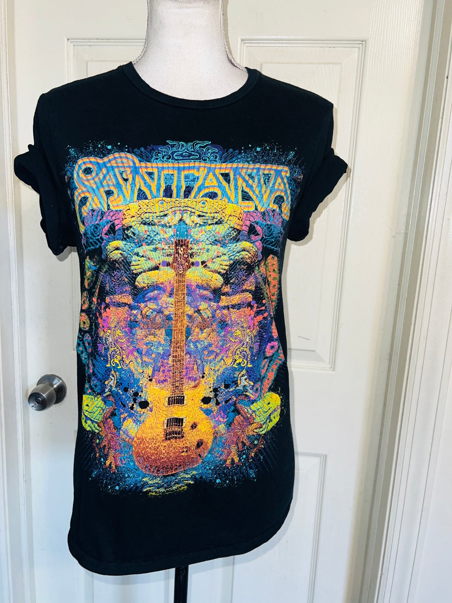 Santana Vintage Oversized Distressed Tee