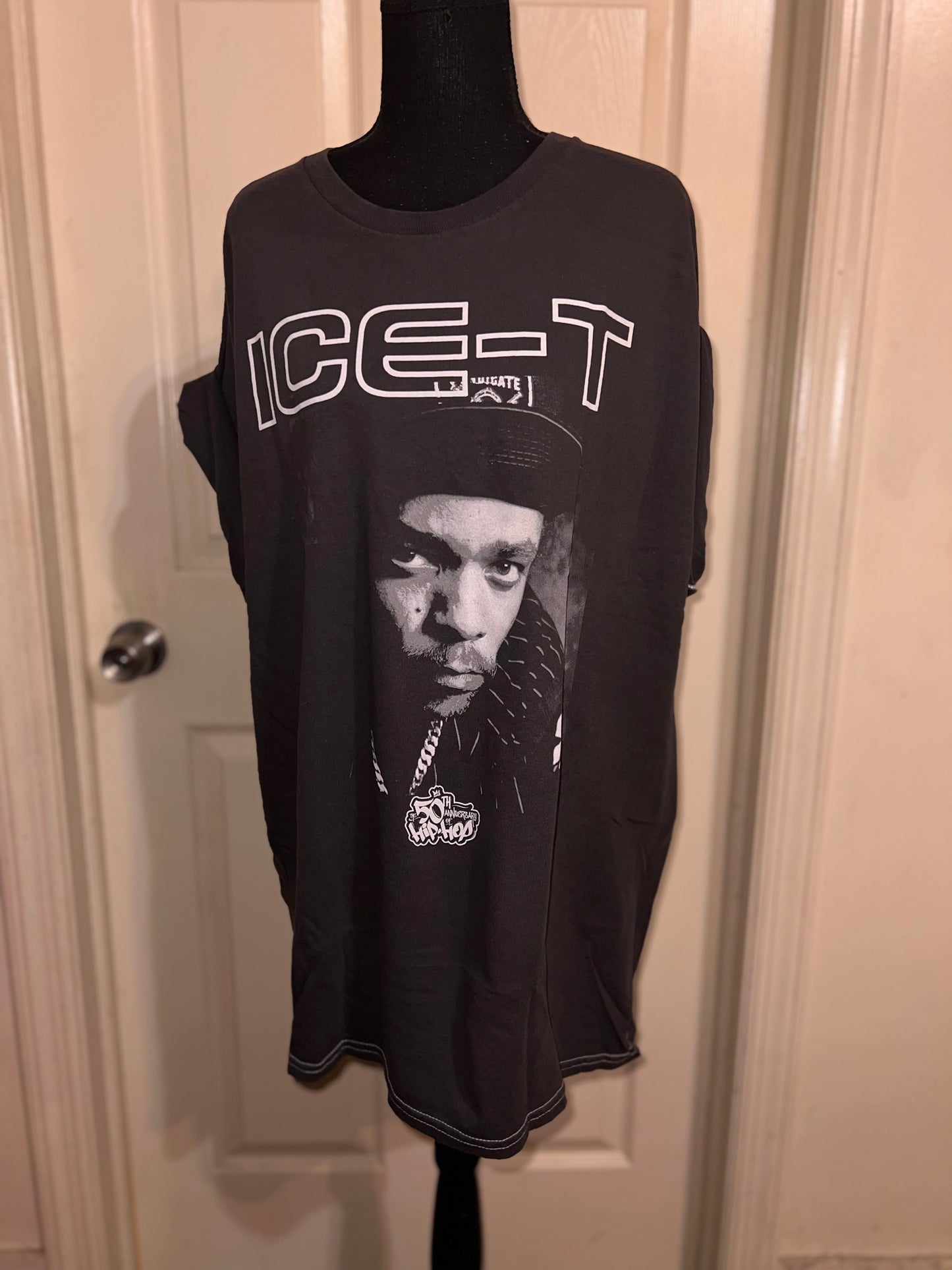 Ice-T Oversized Distressed Tee