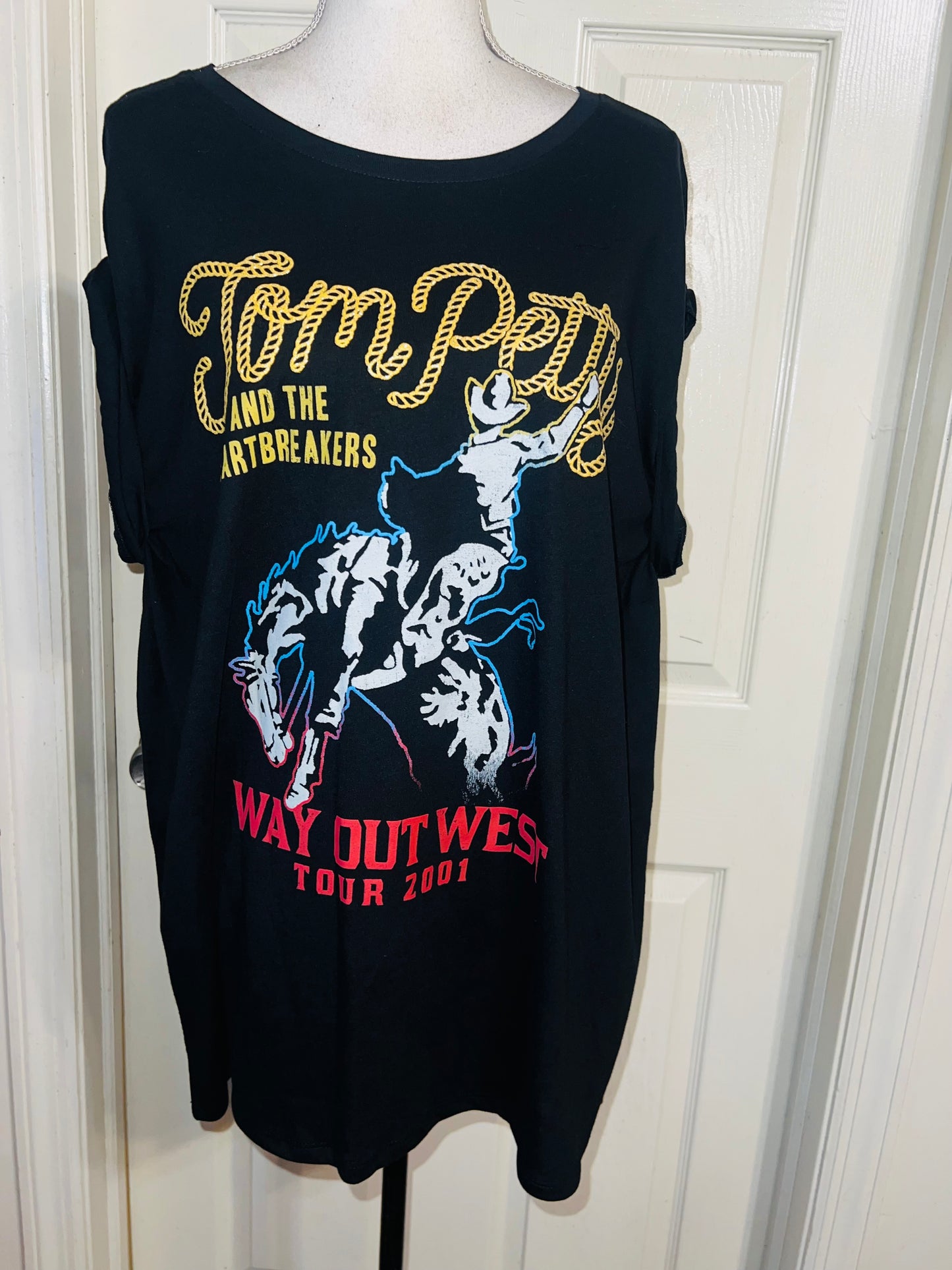 Tom Petty & The Heartbreakers Oversized Distressed Tee