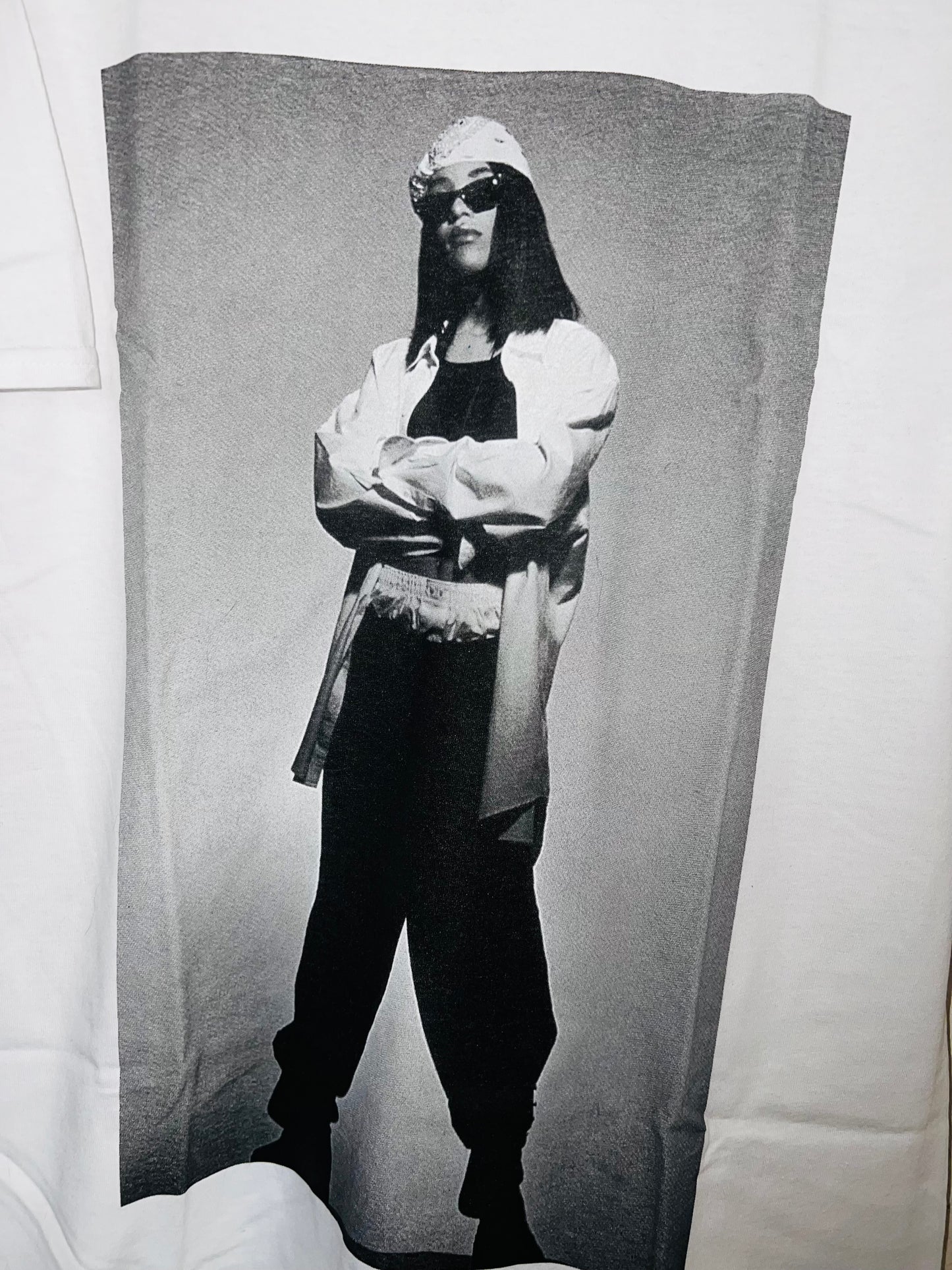 Aaliyah Oversized Distressed Tee