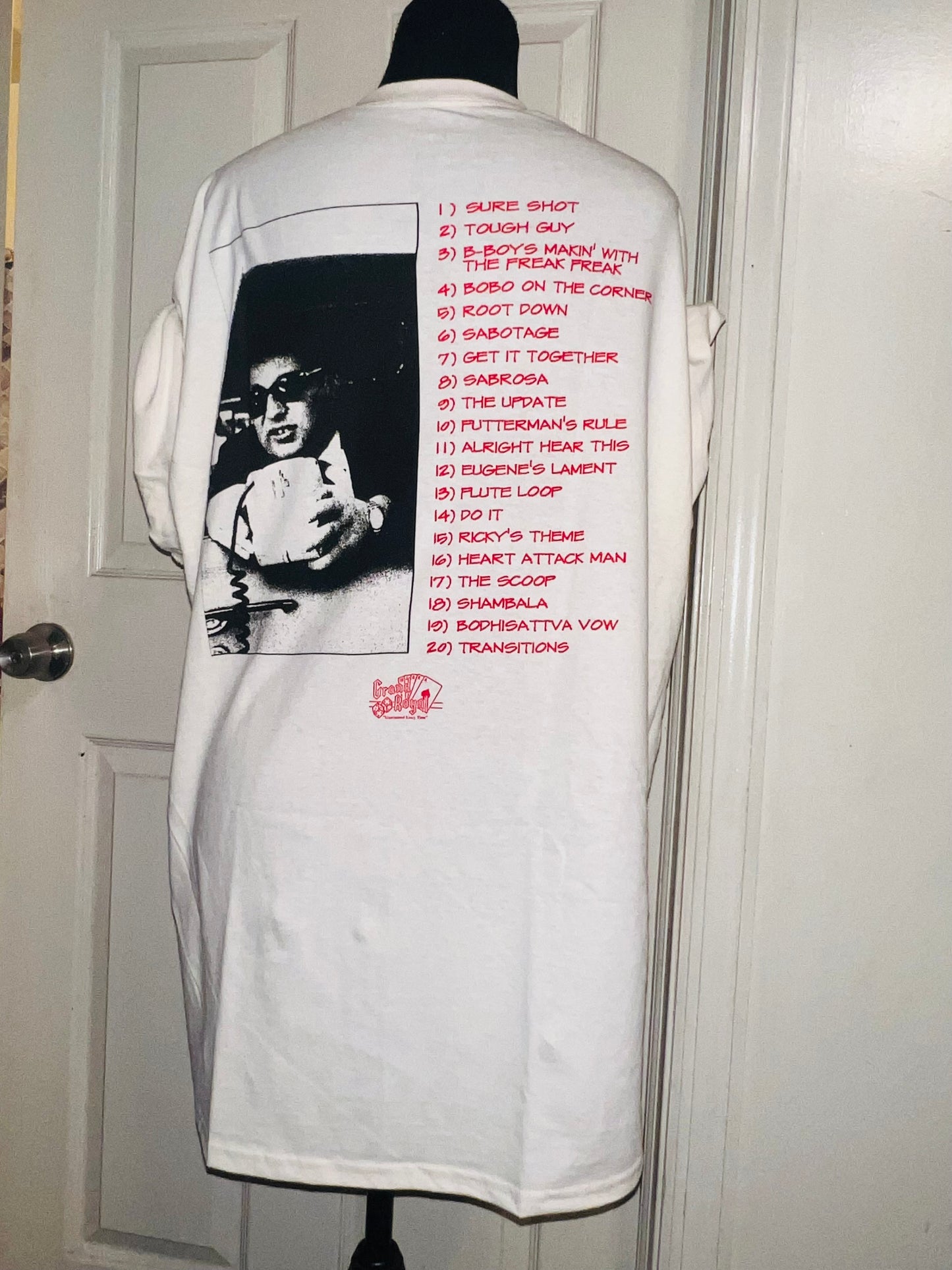 Beastie Boys Double Sided Oversized Distressed Tee