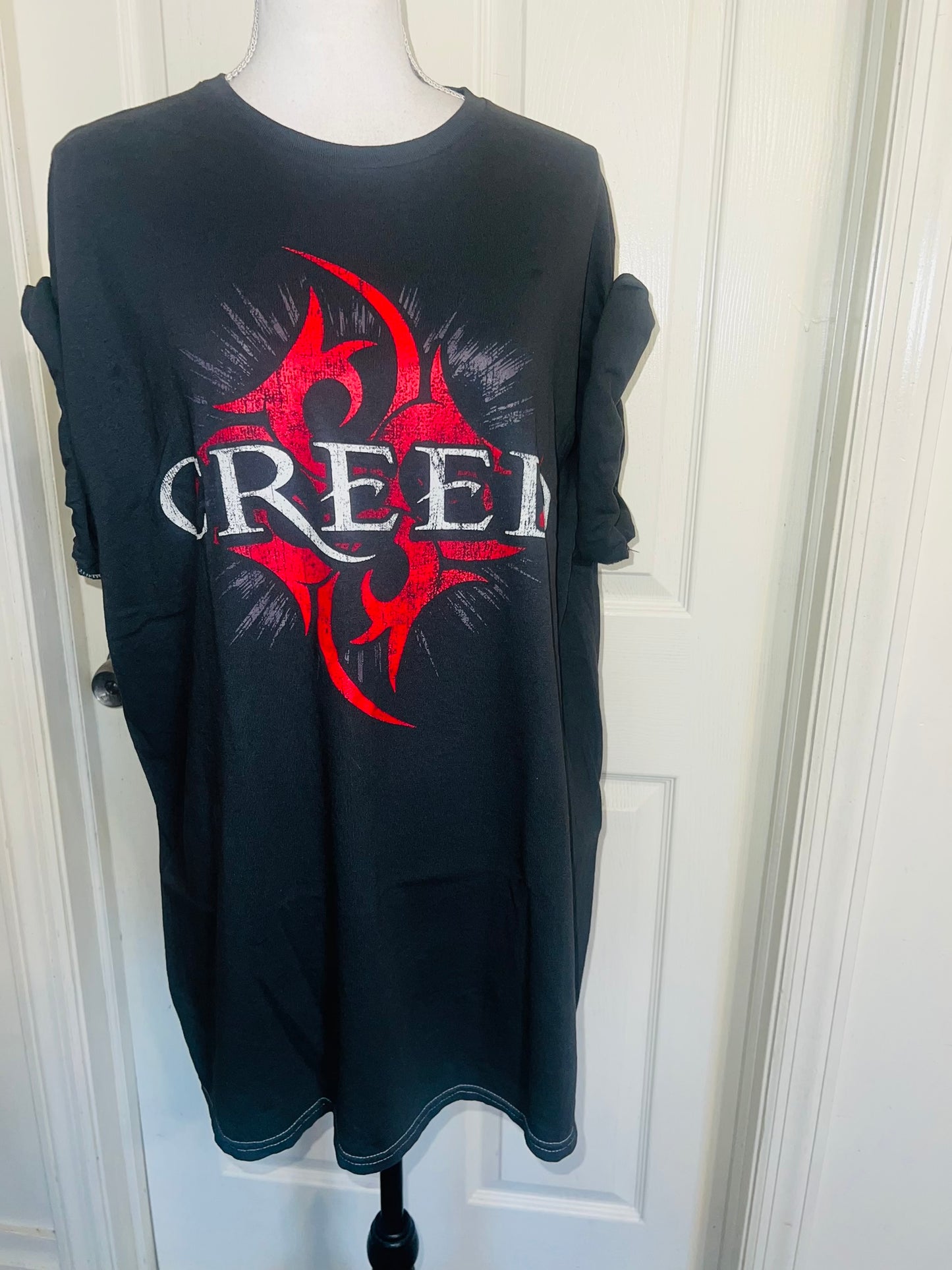 Creed Oversized Distressed Tee