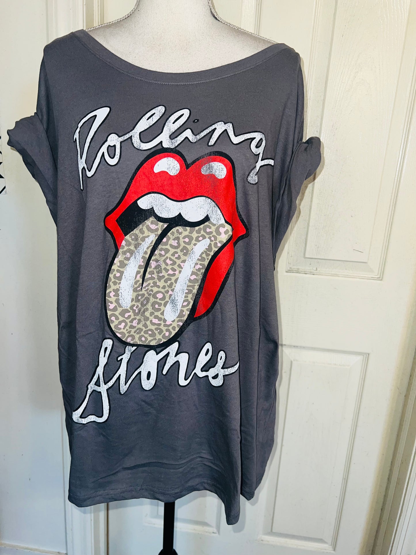 Rolling Stones Oversized Distressed Tee