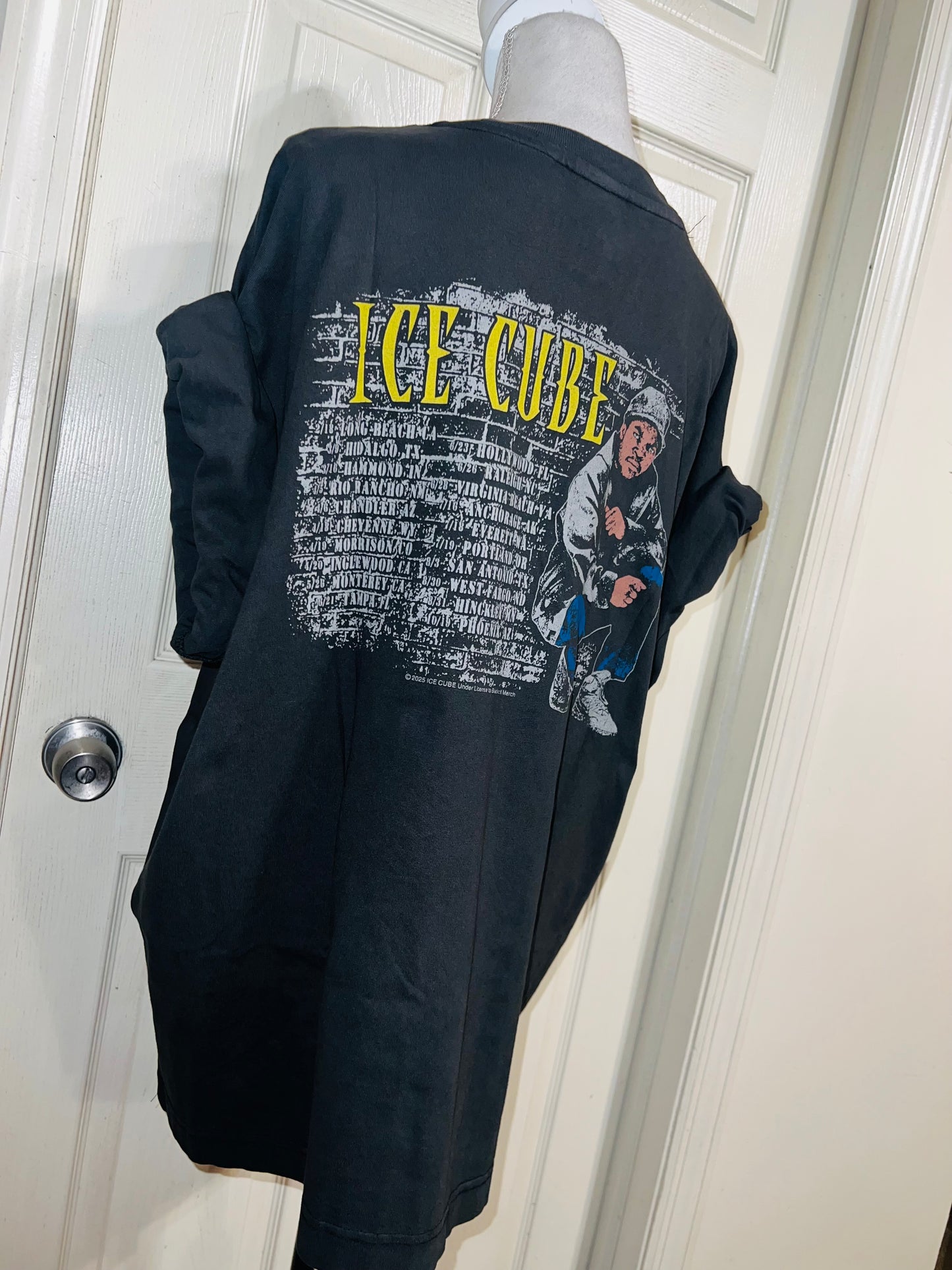 Ice Cube Double Sided Oversized Distressed Tee