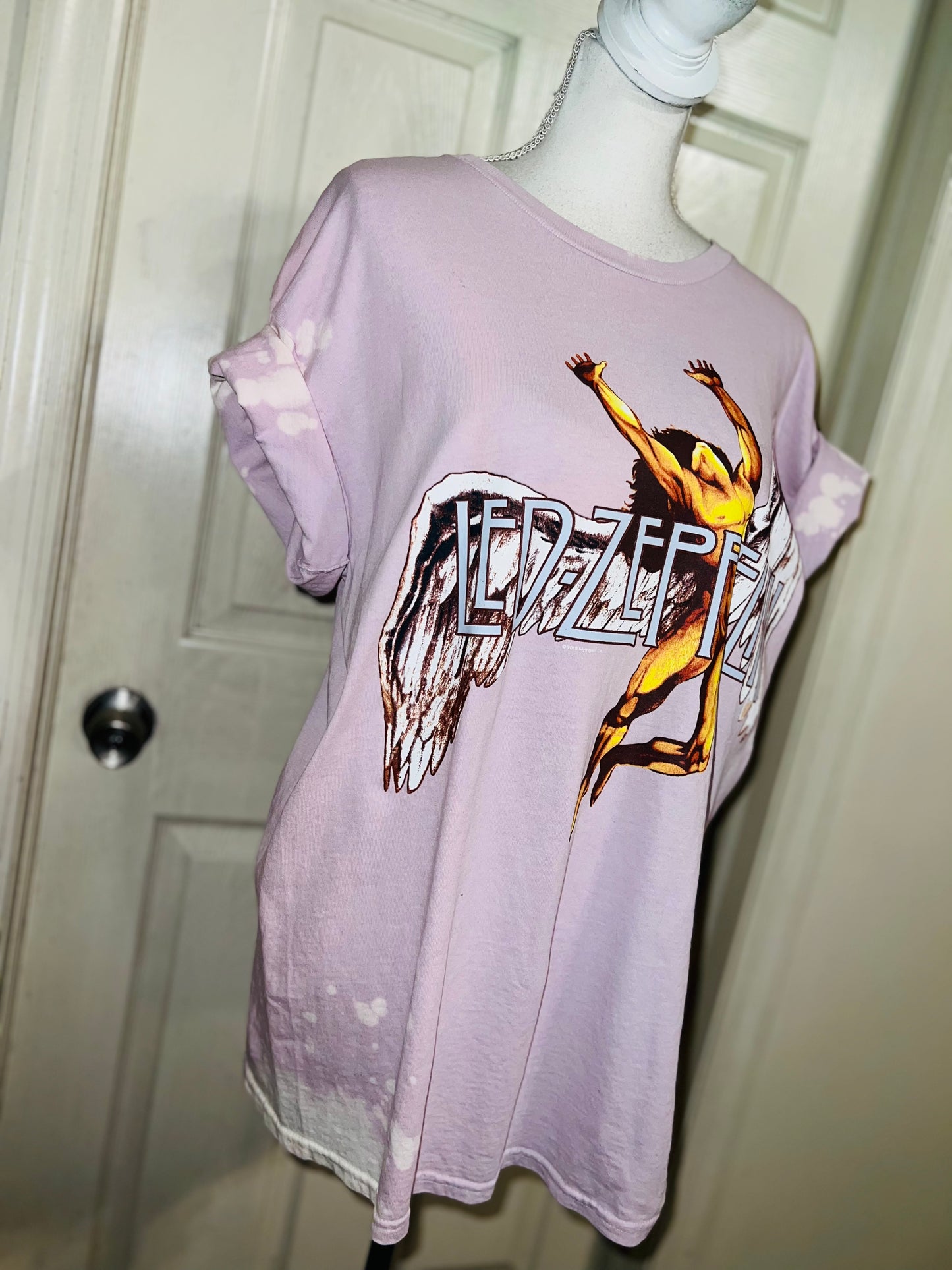 Led Zeppelin Oversized Distressed T-Shirt