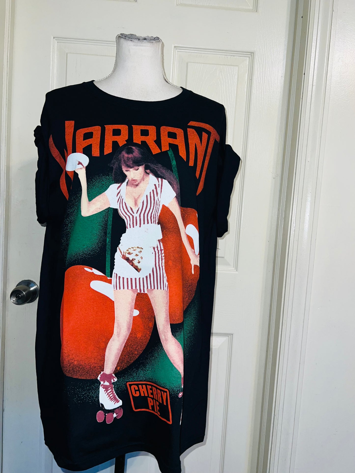 Warrant Double Sided Oversized Distressed Tee