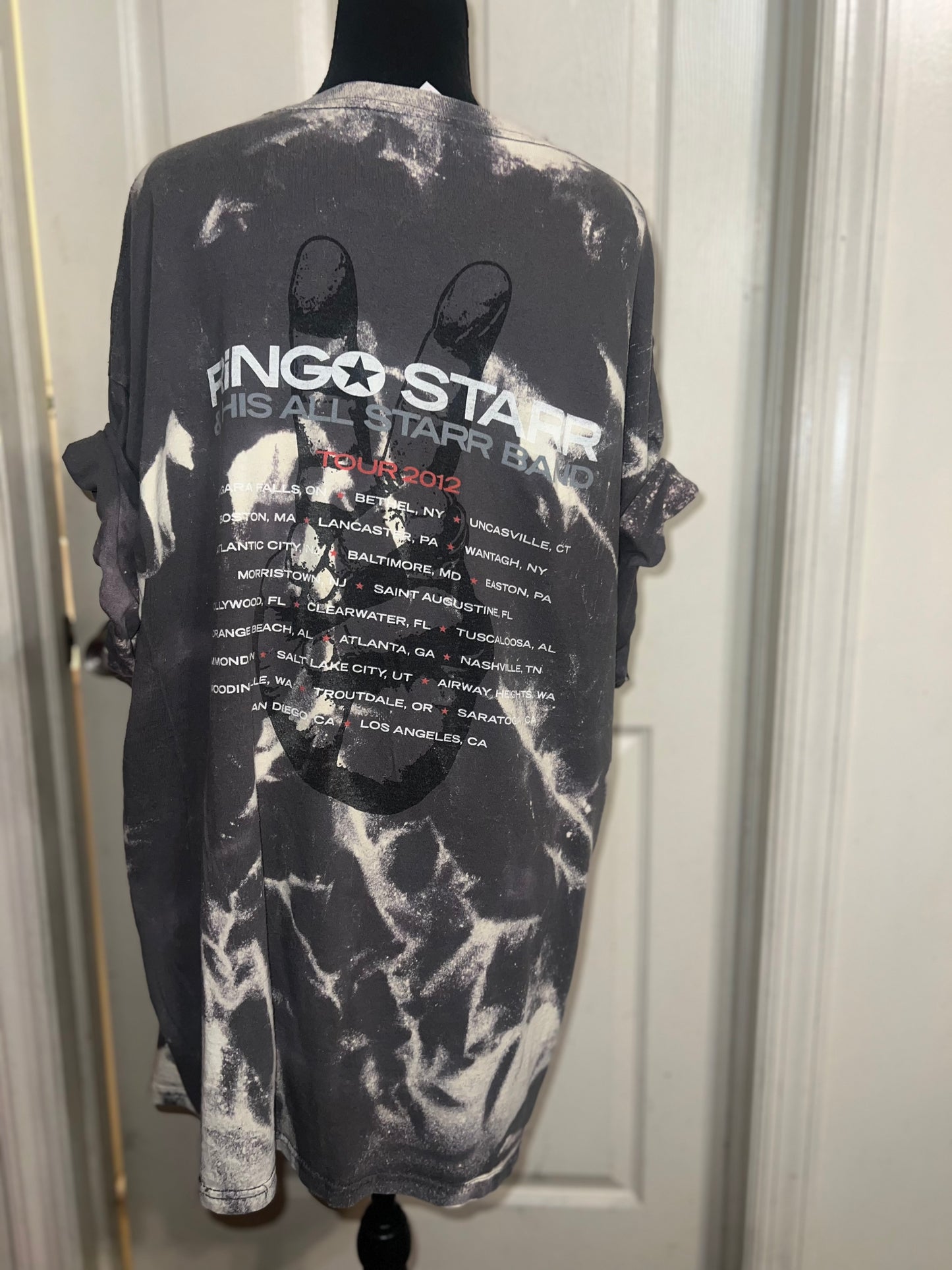 Bleached Ringo Starr Vintage Double Sided Tee