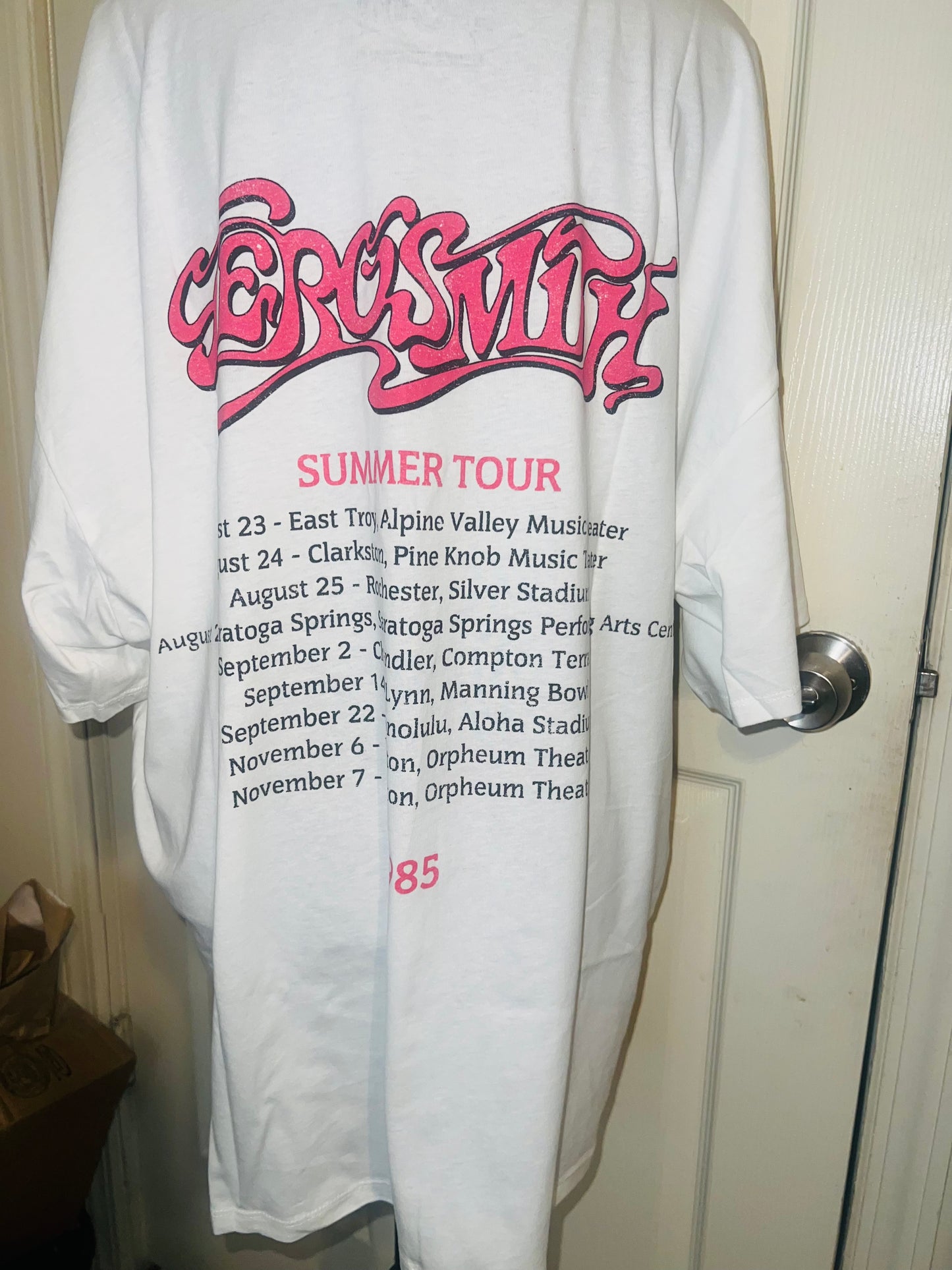 Aerosmith Double Sided Oversized Tee