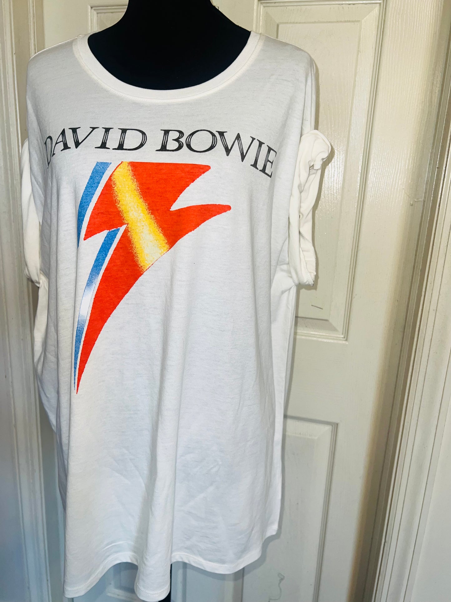 David Bowie Oversized Distressed Tee