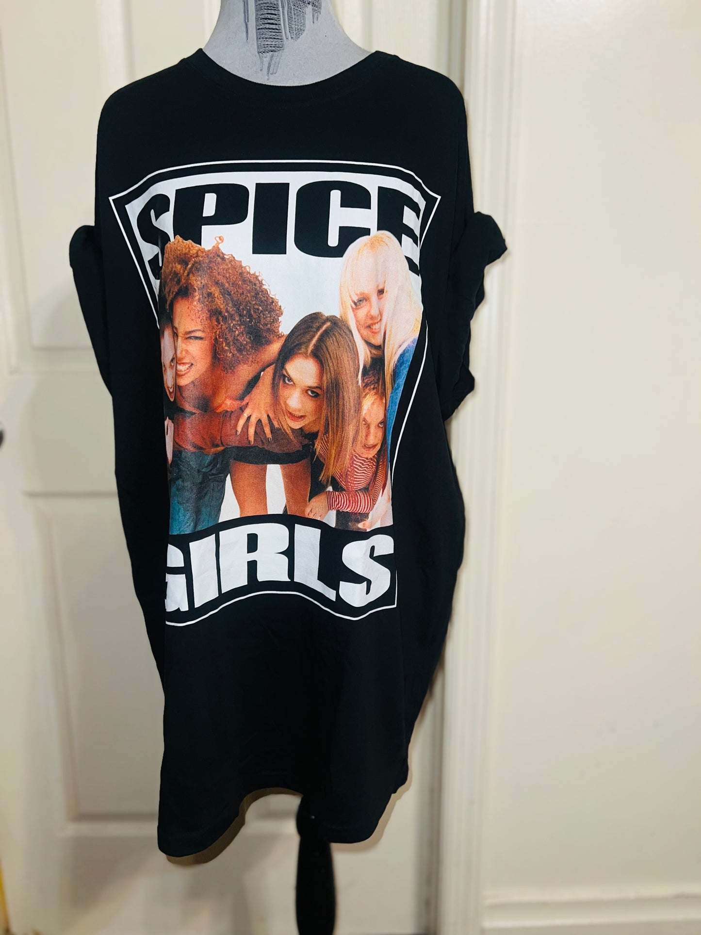 The Spice Girls Oversized Distressed Tee