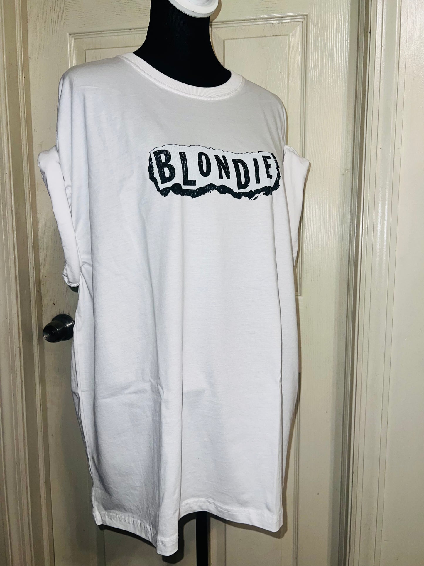 Blondie Double SIded Oversized Distressed Tee