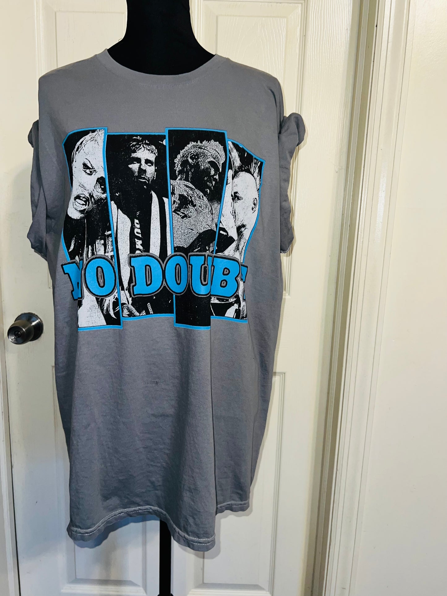No Doubt Oversized Distressed Tee