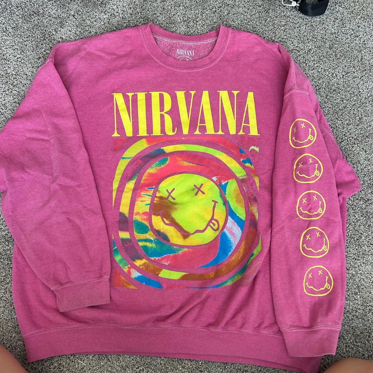 Nirvana Oversized Distressed Sweatshirt (Multi-Color Options)