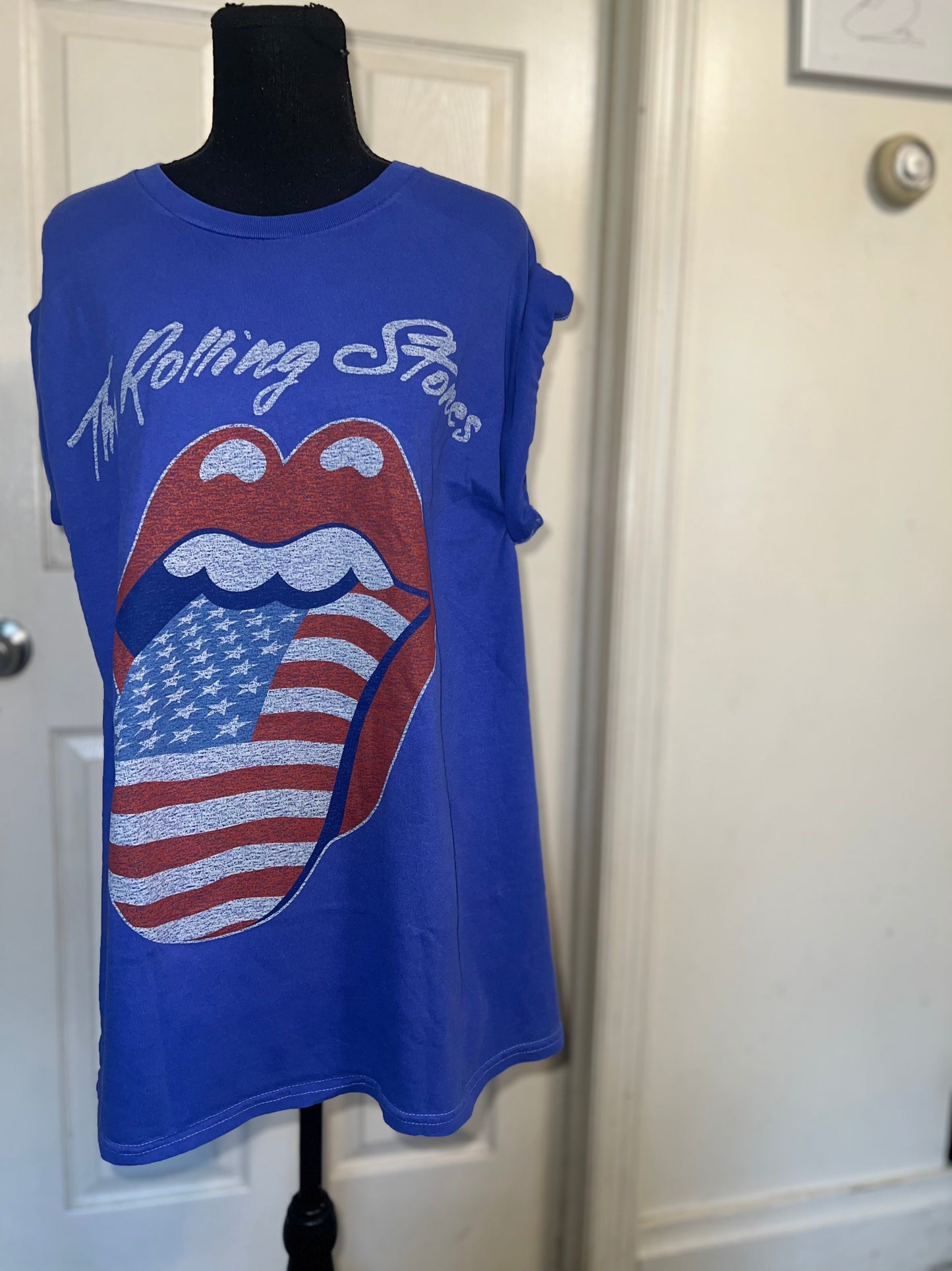 The Rolling Stones Oversized Distressed Tee