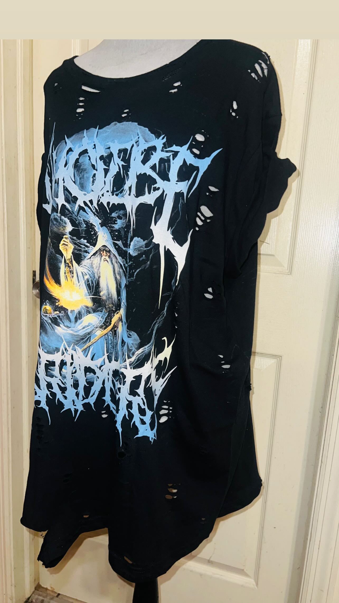 Phoebe Bridgers Oversized Distressed Tee