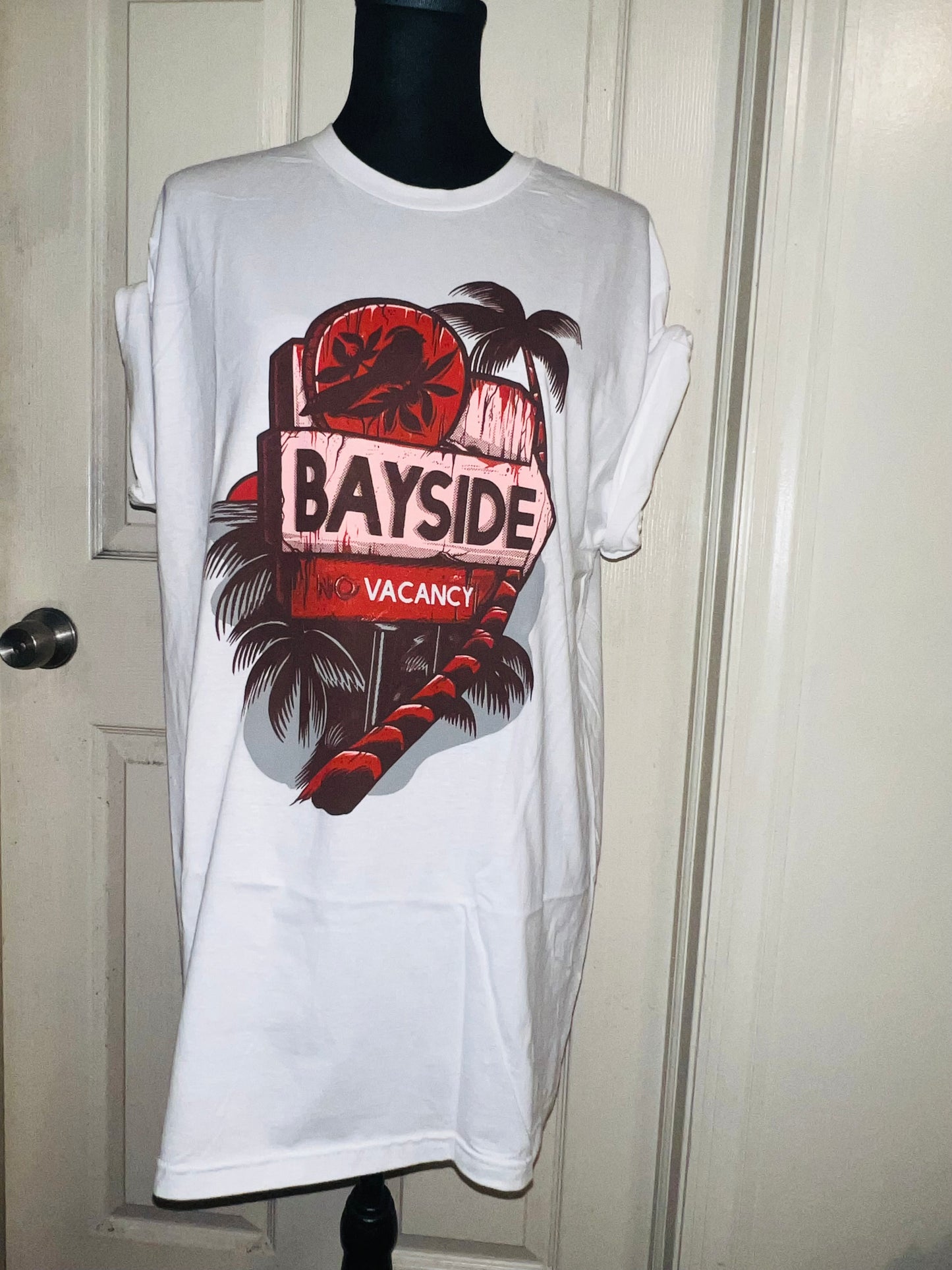 Bayside Oversized Distressed T-Shirt