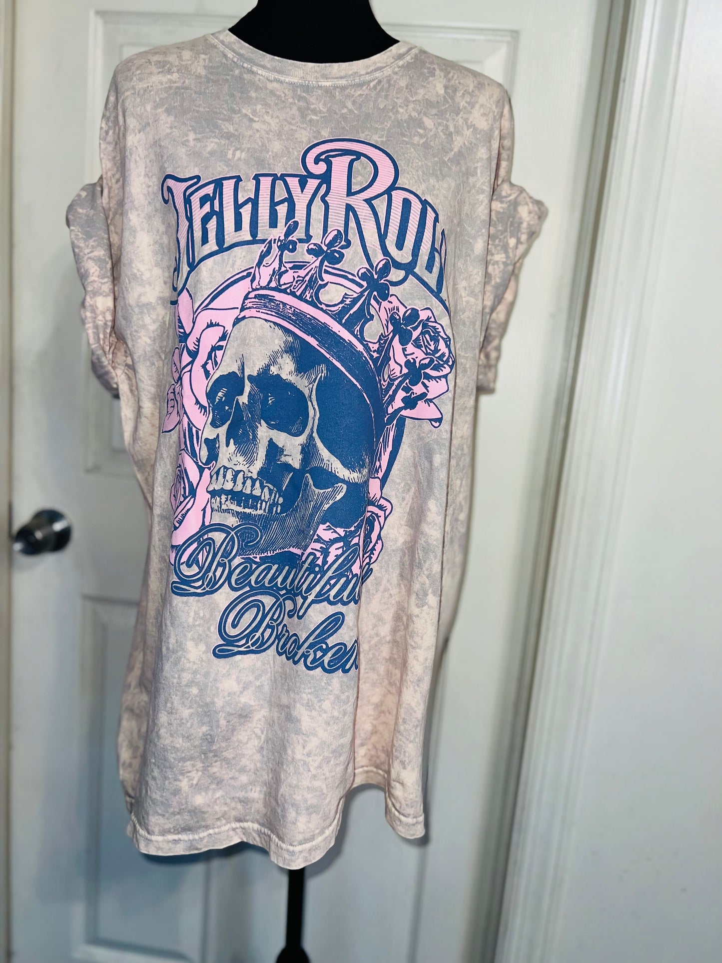 Jelly Roll Oversized Distressed Tee