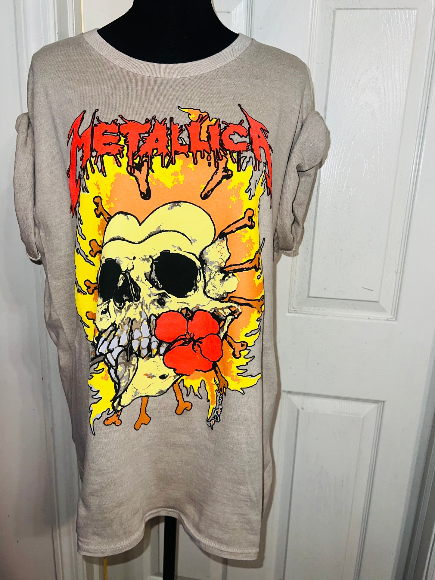 Metallica Oversized Distressed Tee