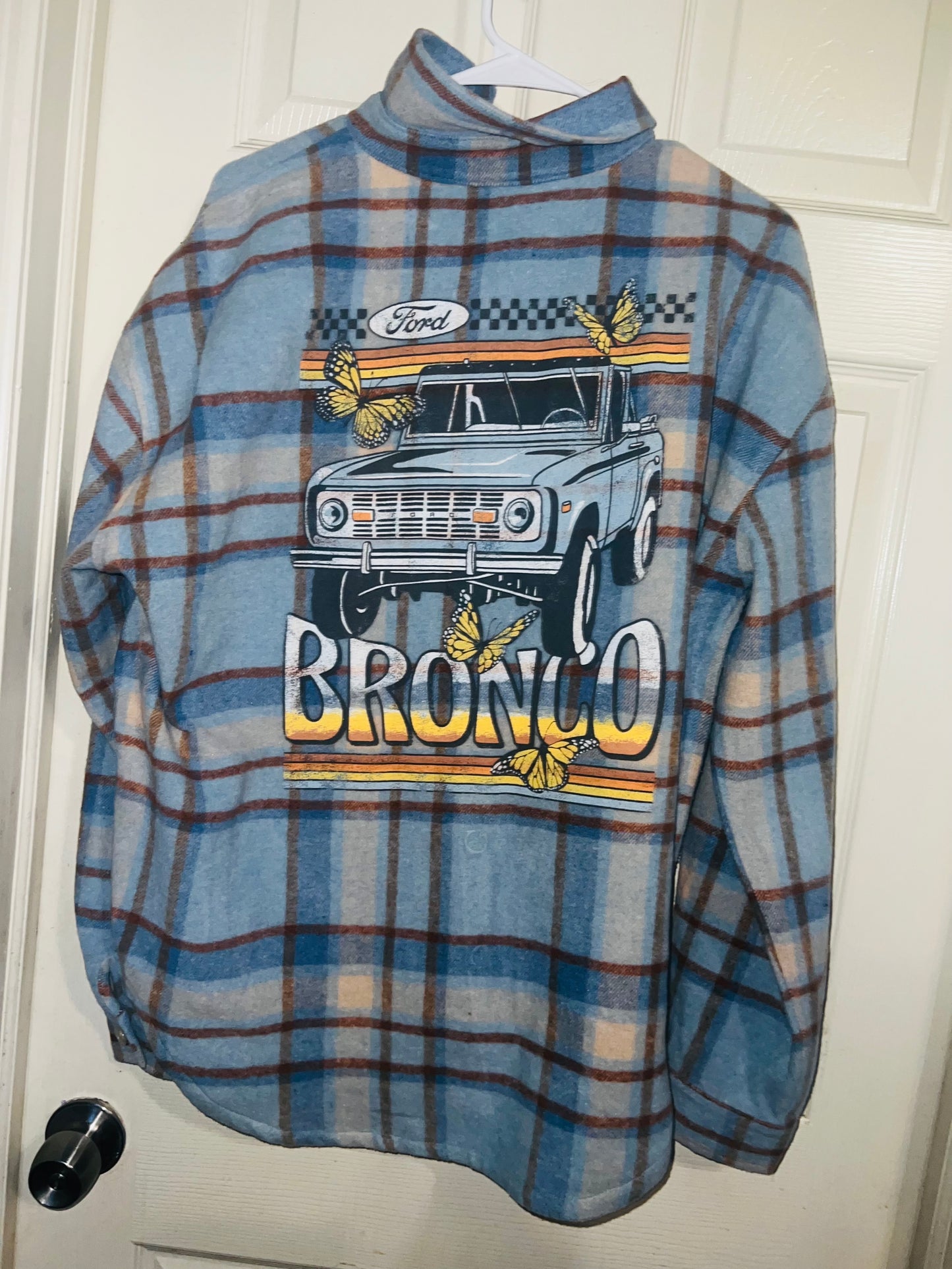 Ford Bronco Fleece Oversized Flannel